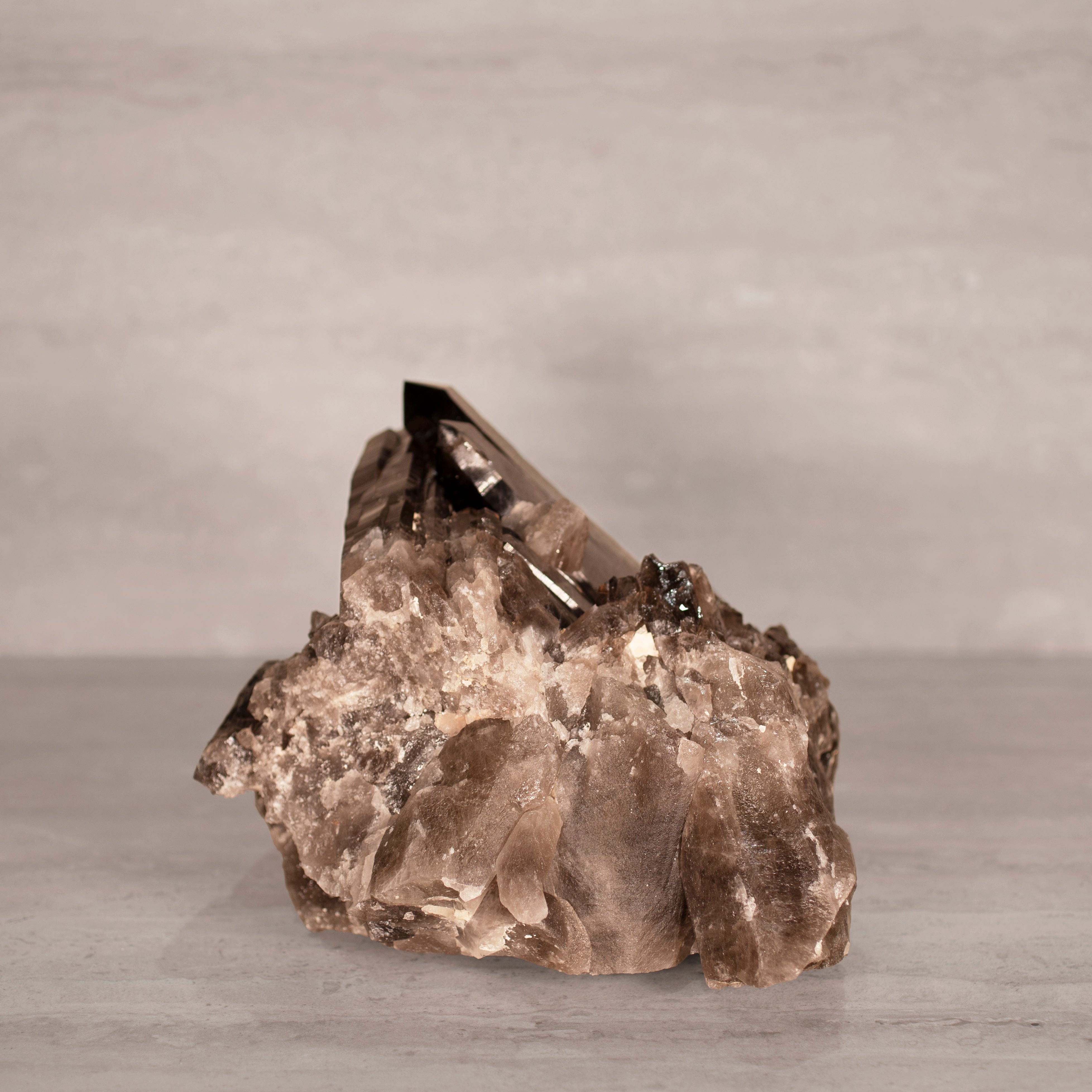 Kalifano Smoky Quartz Smoky Quartz Cluster from Brazil - 11.25" / 12 lbs SQ5400.002