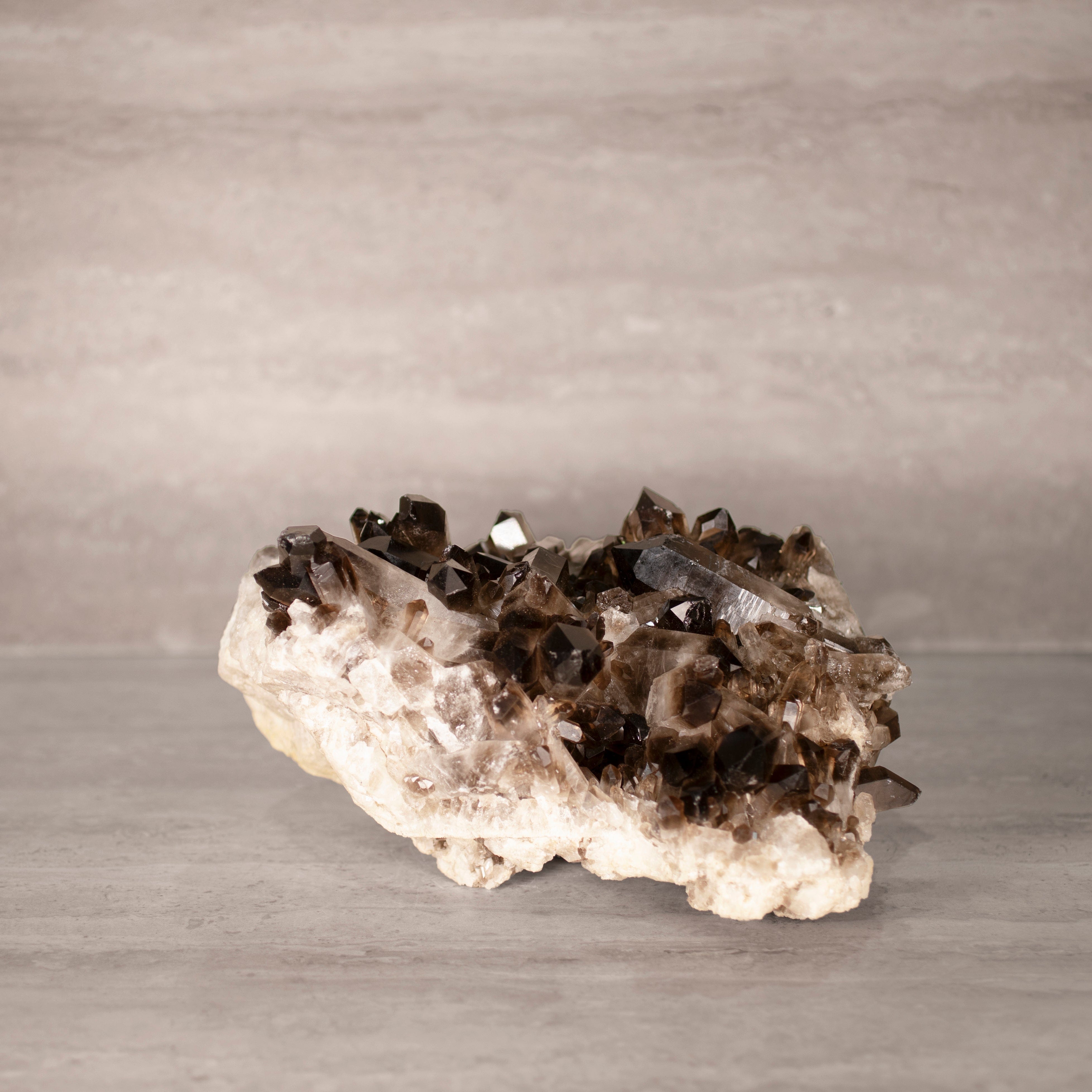 Kalifano Smoky Quartz Smoky Quartz Cluster from Brazil - 11.25" / 18 lbs SQ7800.006