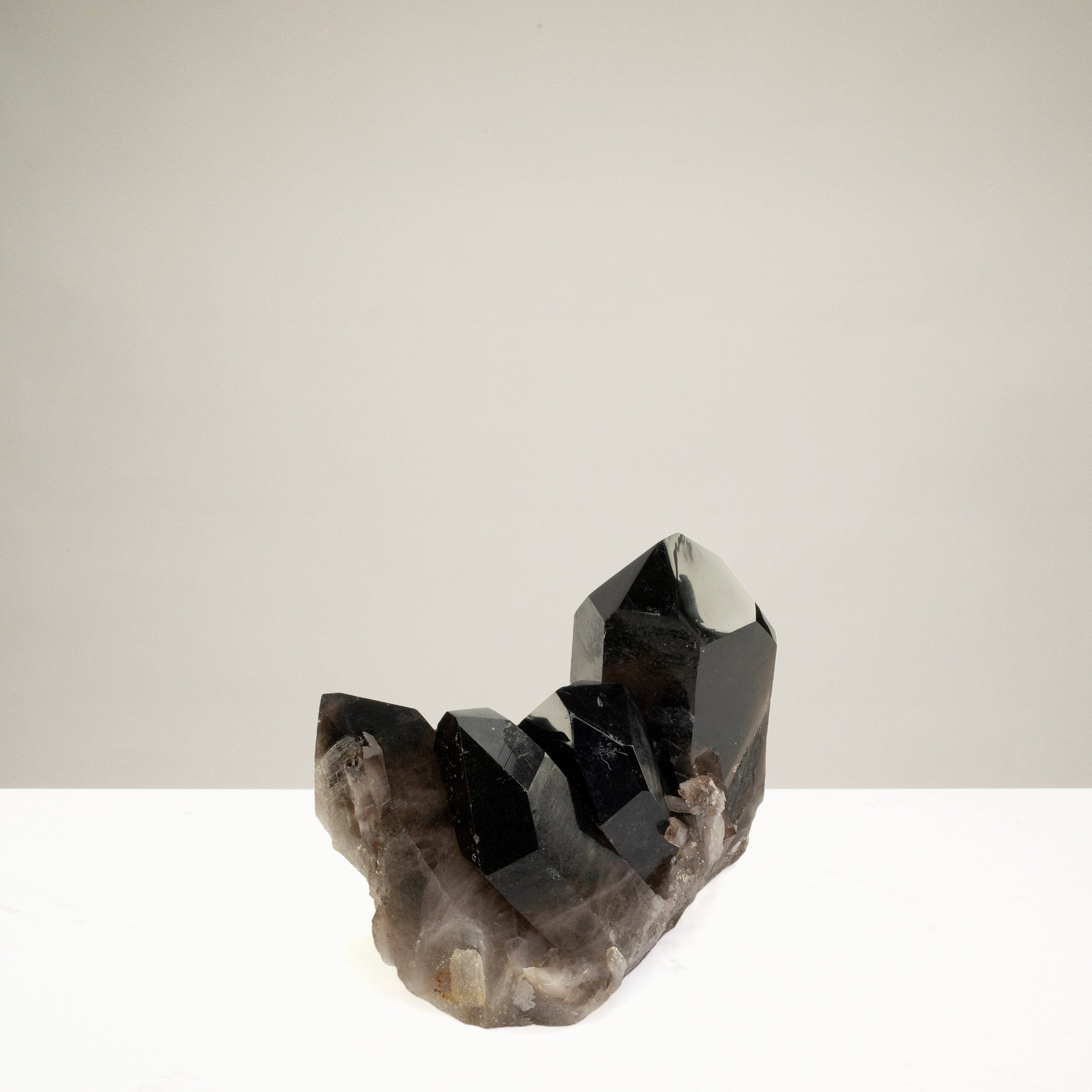 Kalifano Smoky Quartz Smoky Quartz Cluster from Brazil - 11" / 33 lbs SQ14000.004