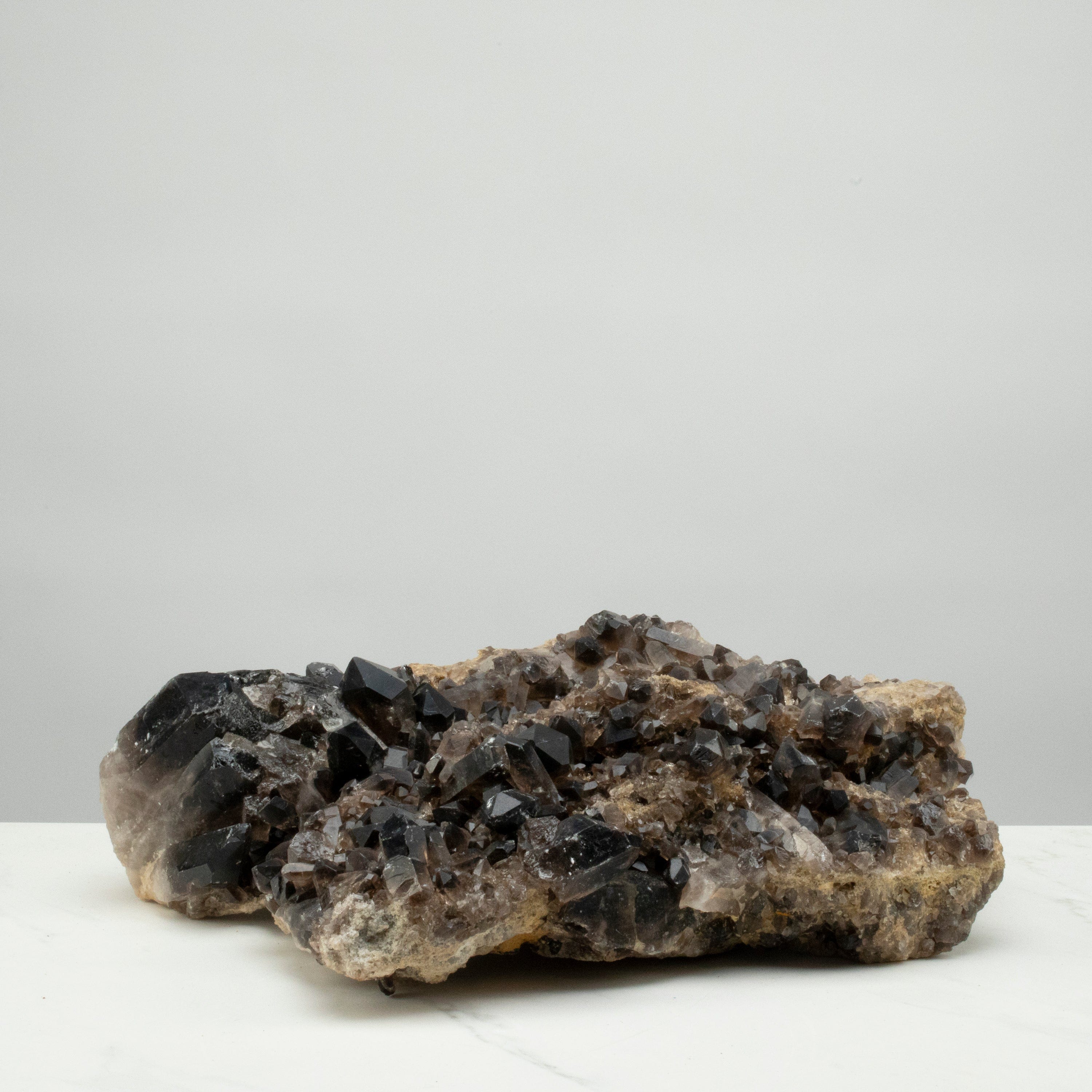 Kalifano Smoky Quartz Smoky Quartz Cluster from Brazil - 16" / 26 lbs SQ5800.001
