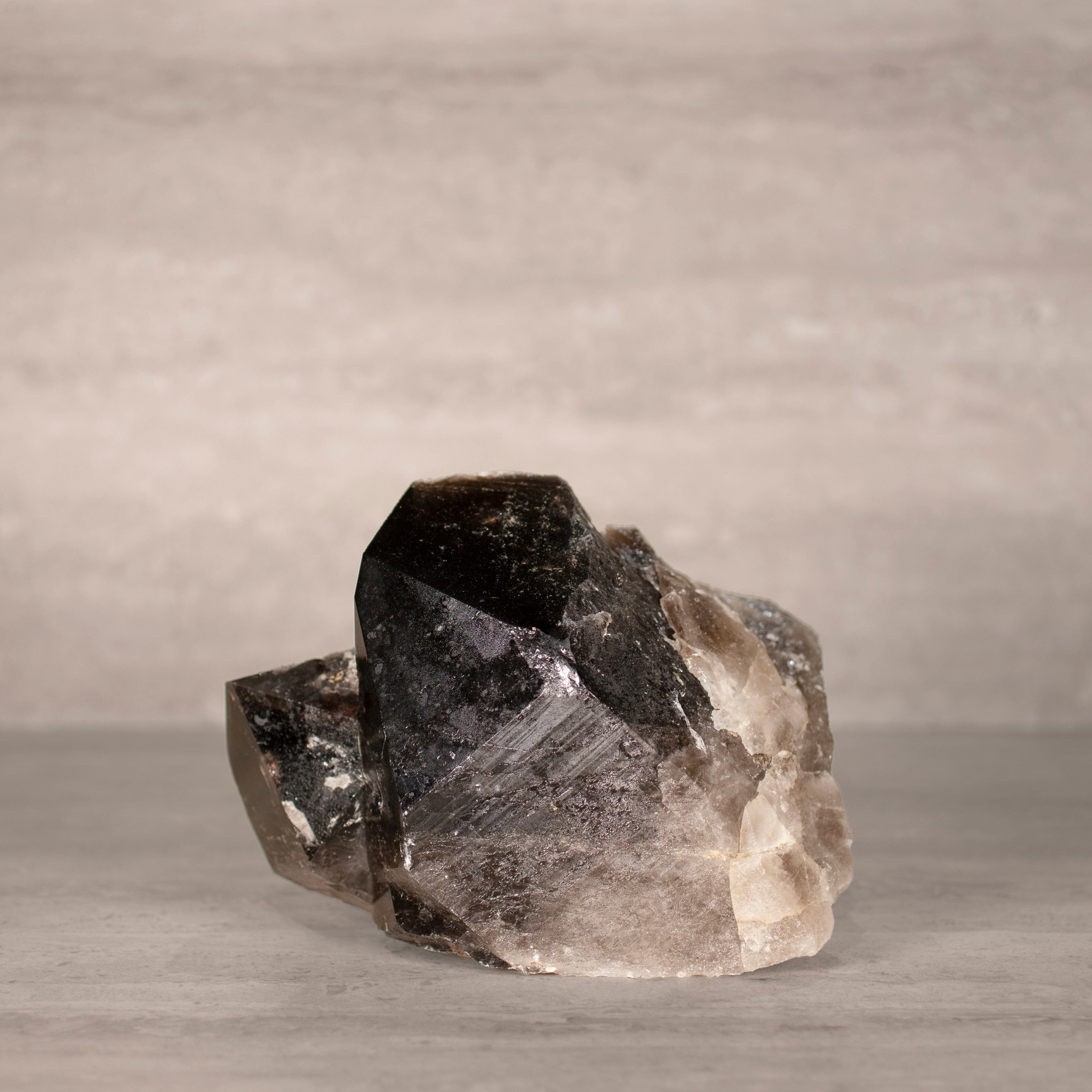 Kalifano Smoky Quartz Smoky Quartz Cluster from Brazil - 6.5" / 8 lbs SQ3600.004