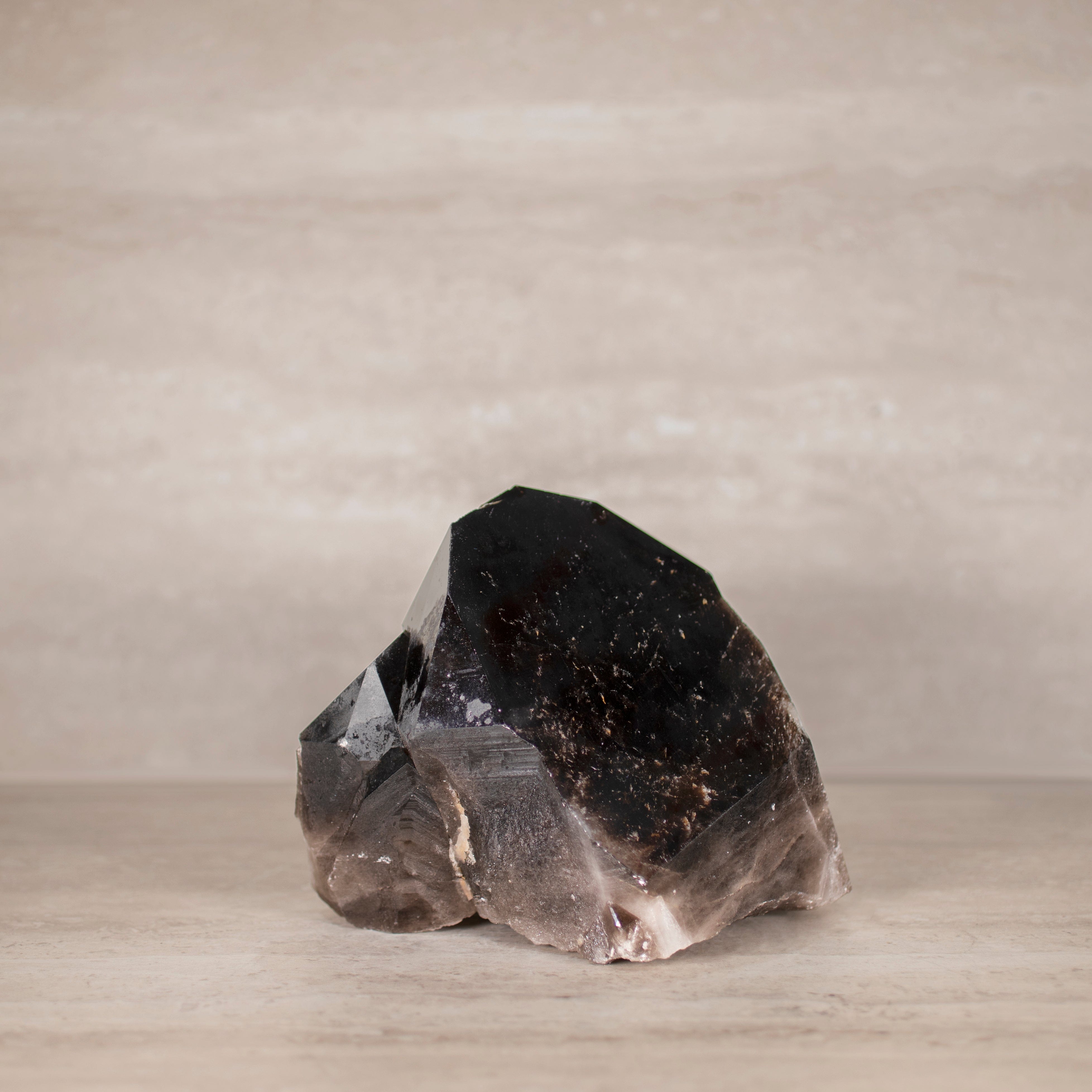 Kalifano Smoky Quartz Smoky Quartz Cluster from Brazil - 7.5" / 11 lbs SQ4600.003