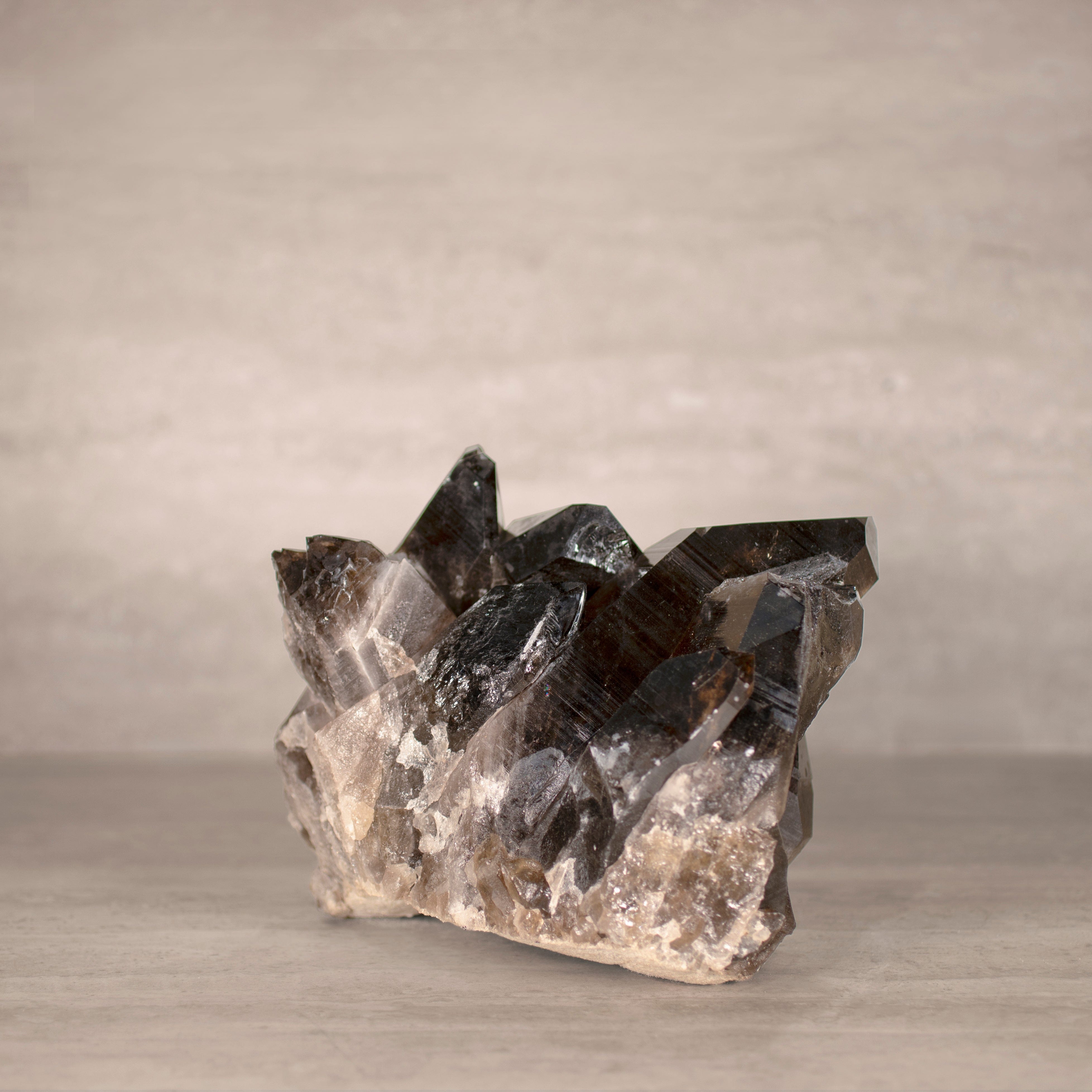 Kalifano Smoky Quartz Smoky Quartz Cluster from Brazil - 7.75" / 11 lbs SQ4600.001