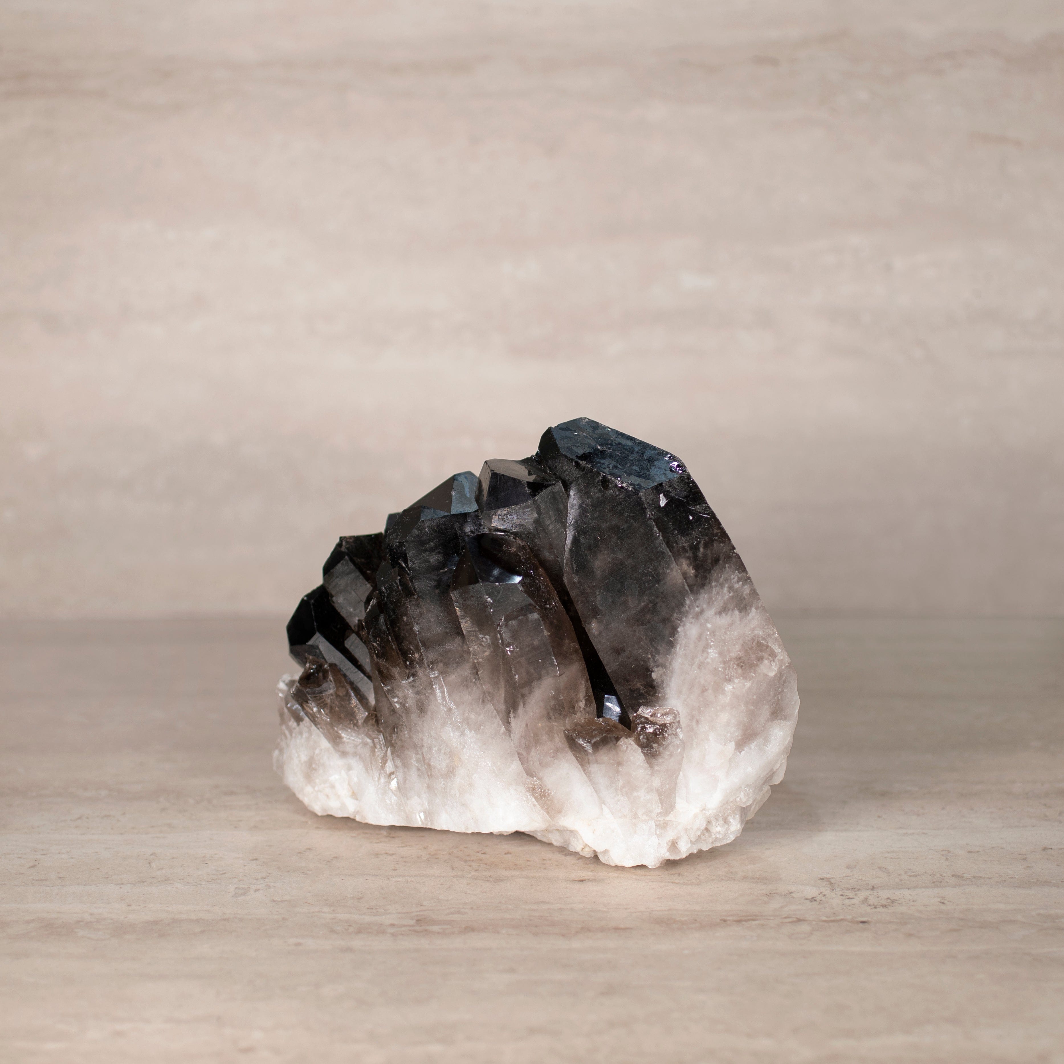 Kalifano Smoky Quartz Smoky Quartz Cluster from Brazil - 8" / 8 lbs SQ3400.001