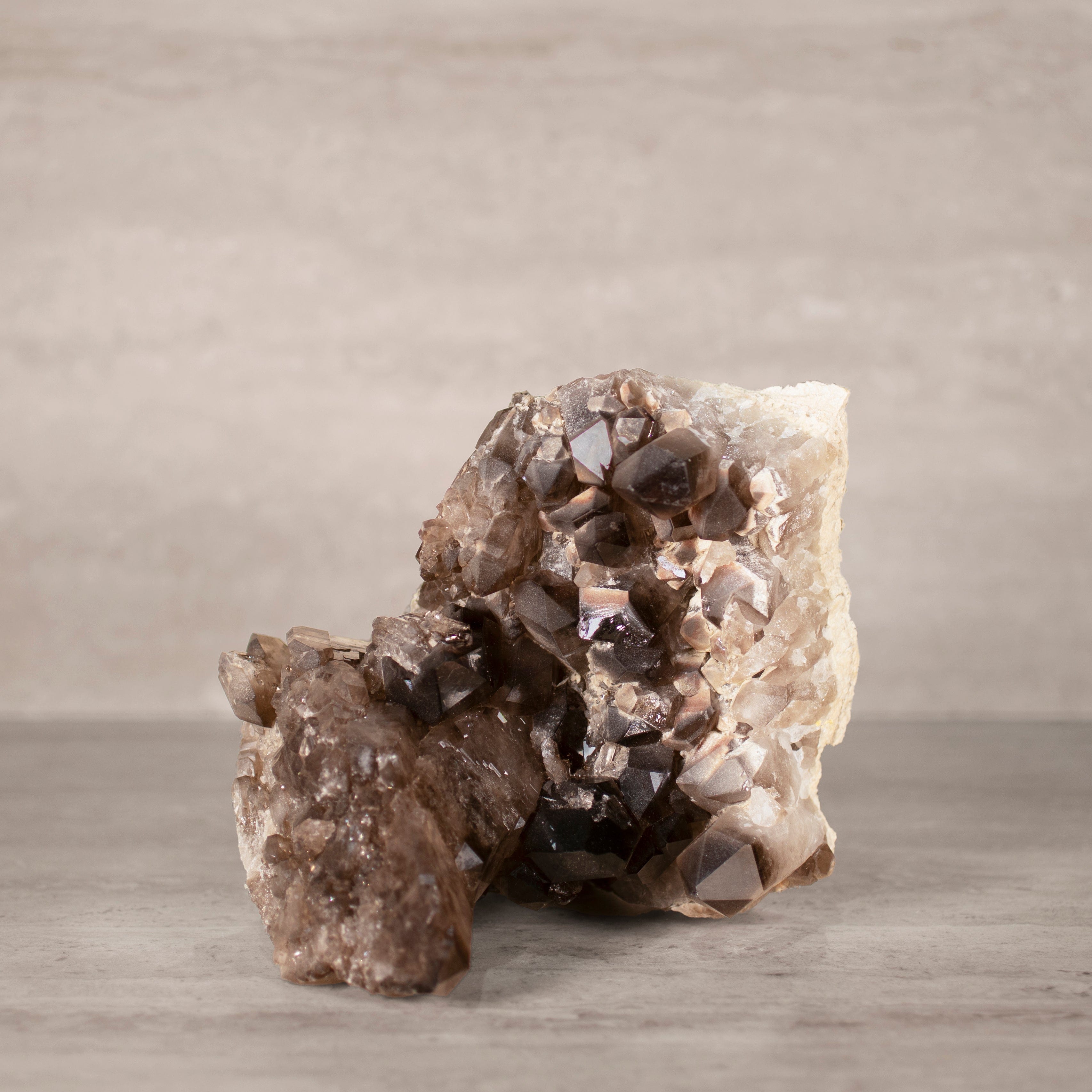 Kalifano Smoky Quartz Smoky Quartz Cluster from Brazil - 8" / 8 lbs SQ3600.005