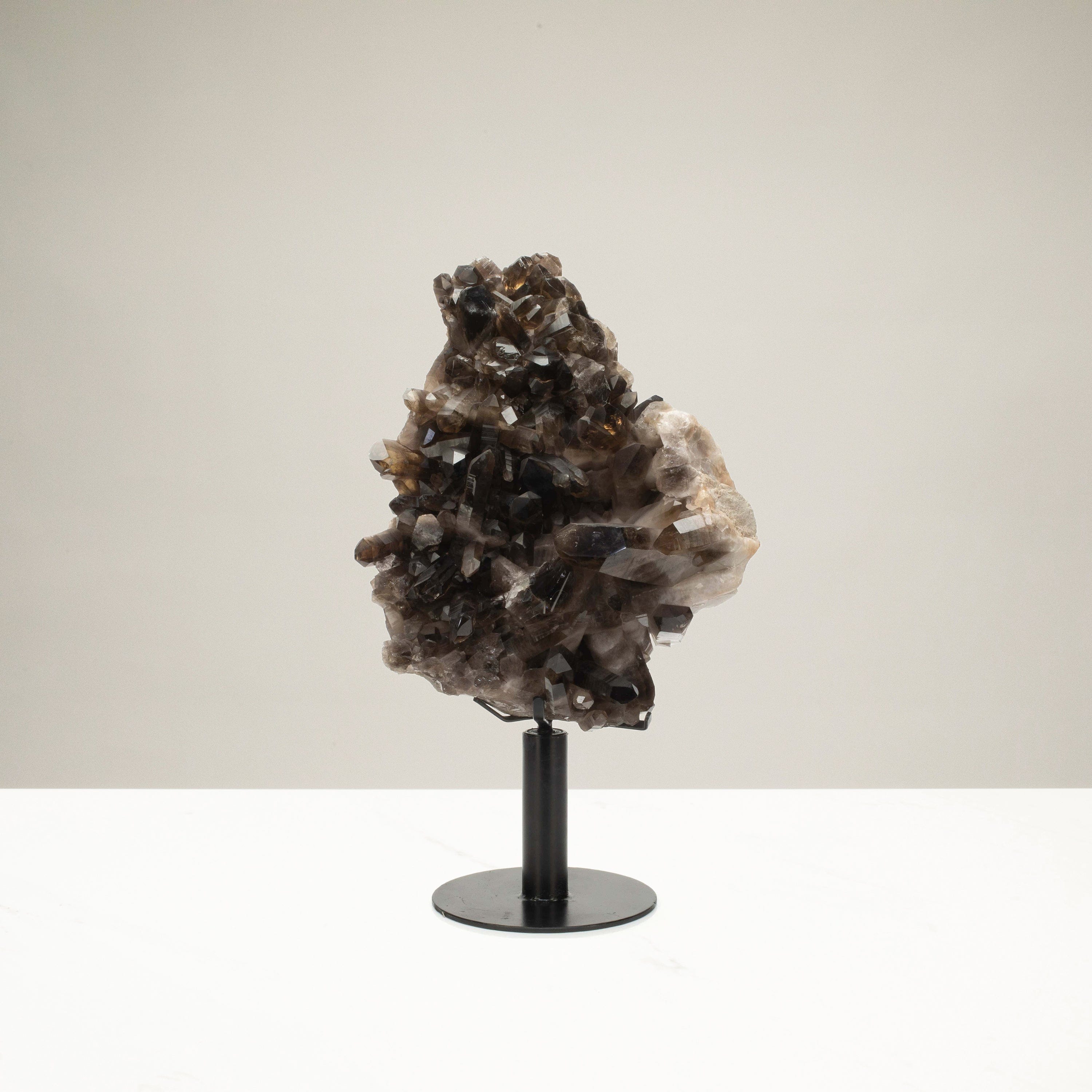 Kalifano Smoky Quartz Smoky Quartz Cluster from Brazil - 80 lbs / 29" SQ28000.001