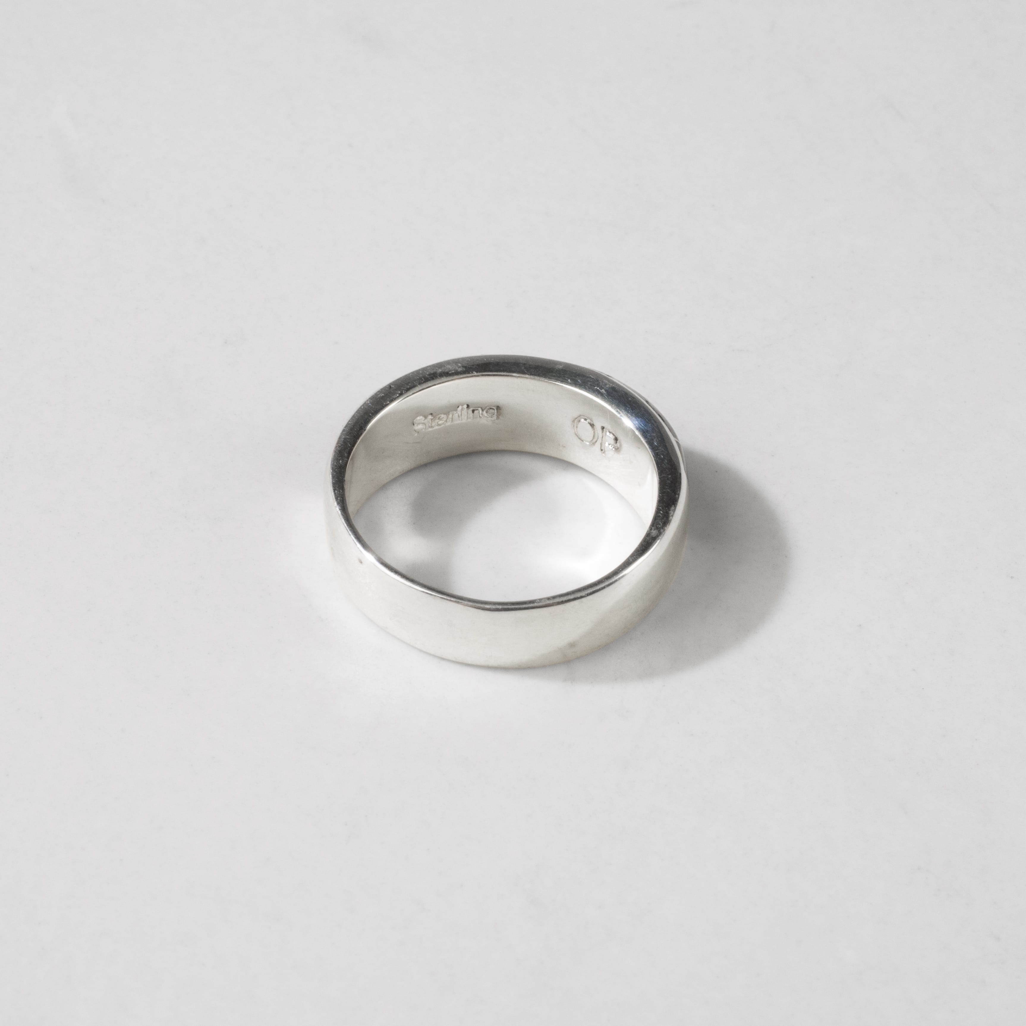 Kalifano Southwest Silver Jewelry Black Onyx 925 Sterling Silver Ring USA Handmade with Laboratory Opal Accent