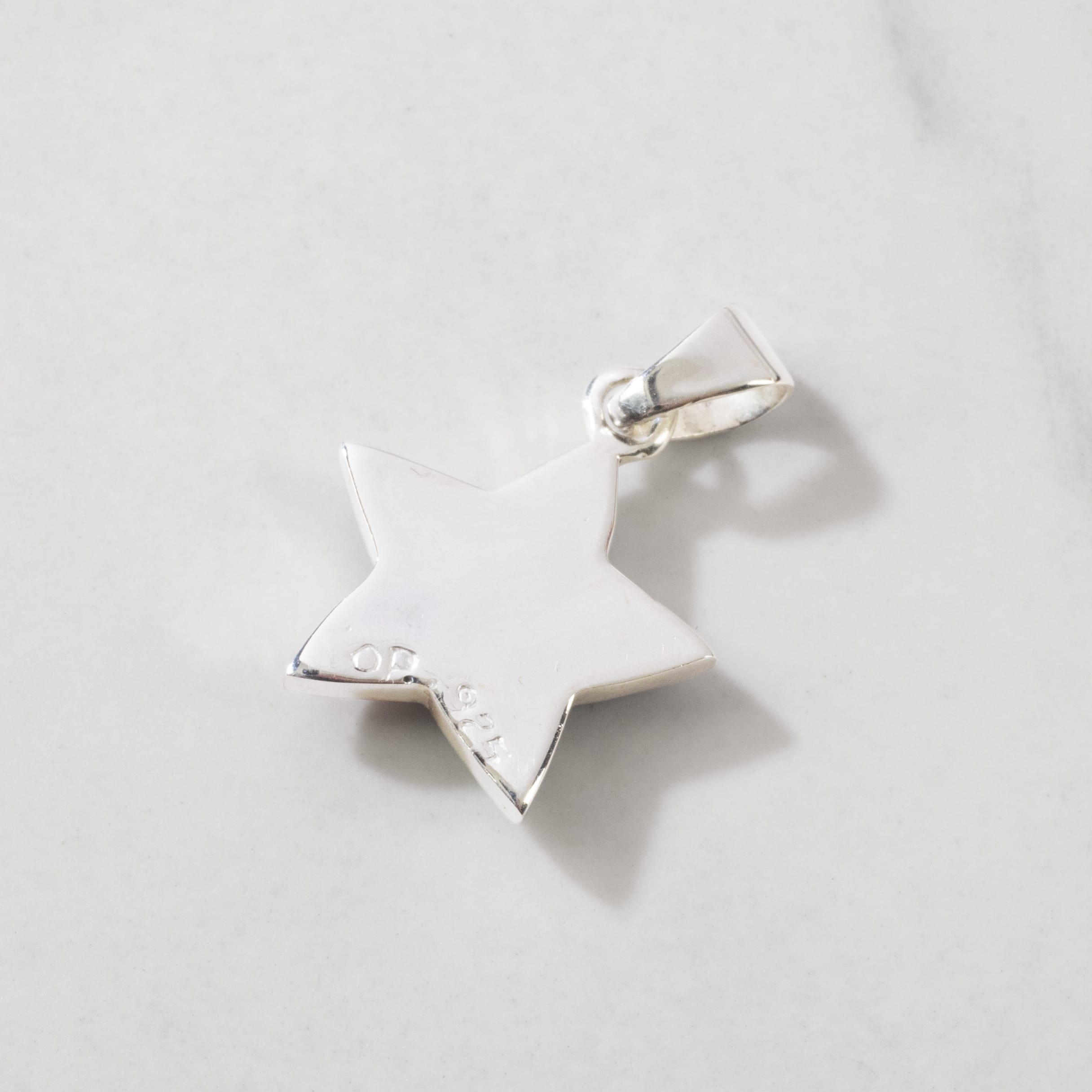 Kalifano Southwest Silver Jewelry Multi Gemstone Star 925 Sterling Silver Pendant USA Handmade with Opal Accent NMN.2243.MT
