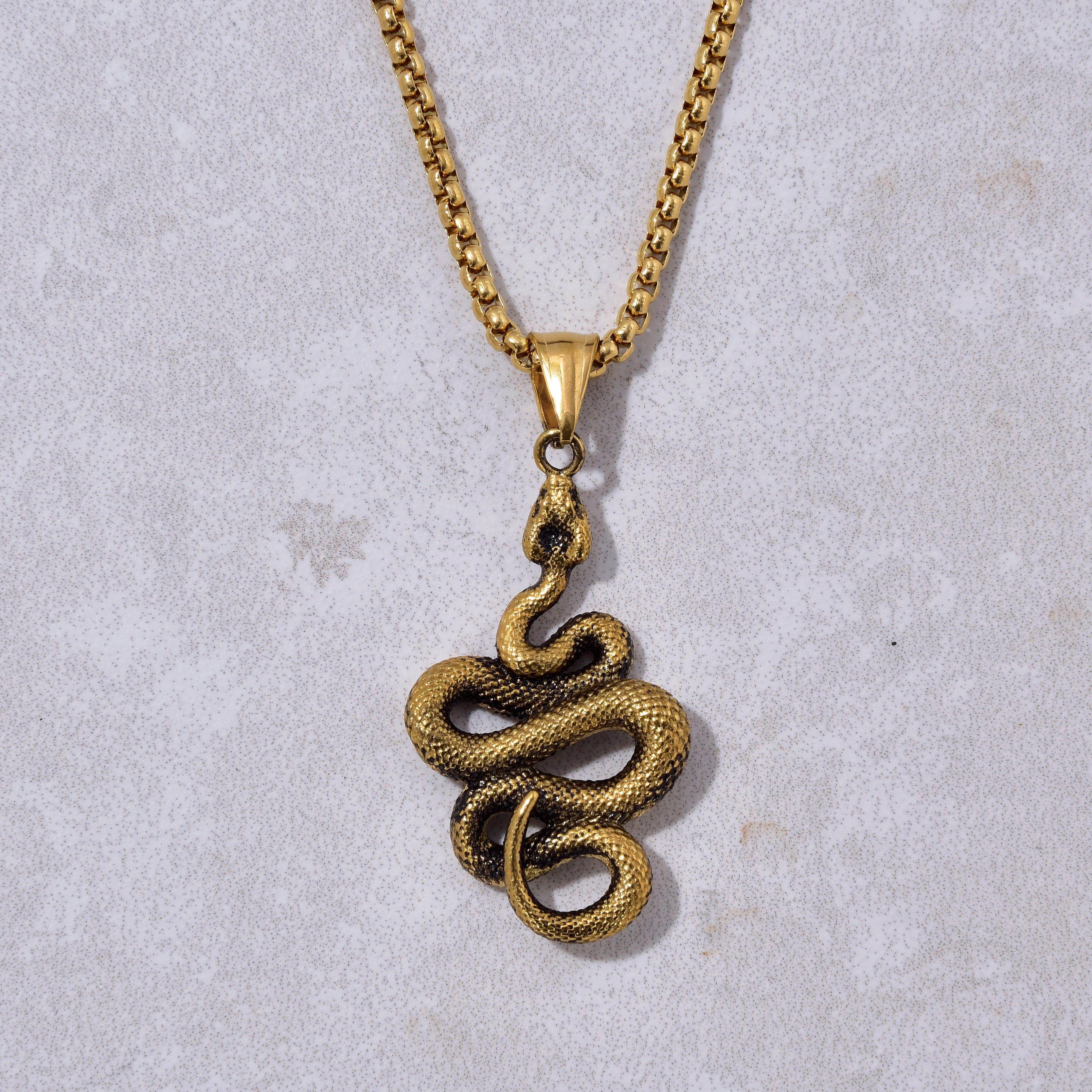 Kalifano Steel Hearts Jewelry Gold Steel Hearts Necklace SHN535-G