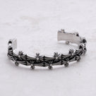 Grave Mind Steel Hearts Cuff