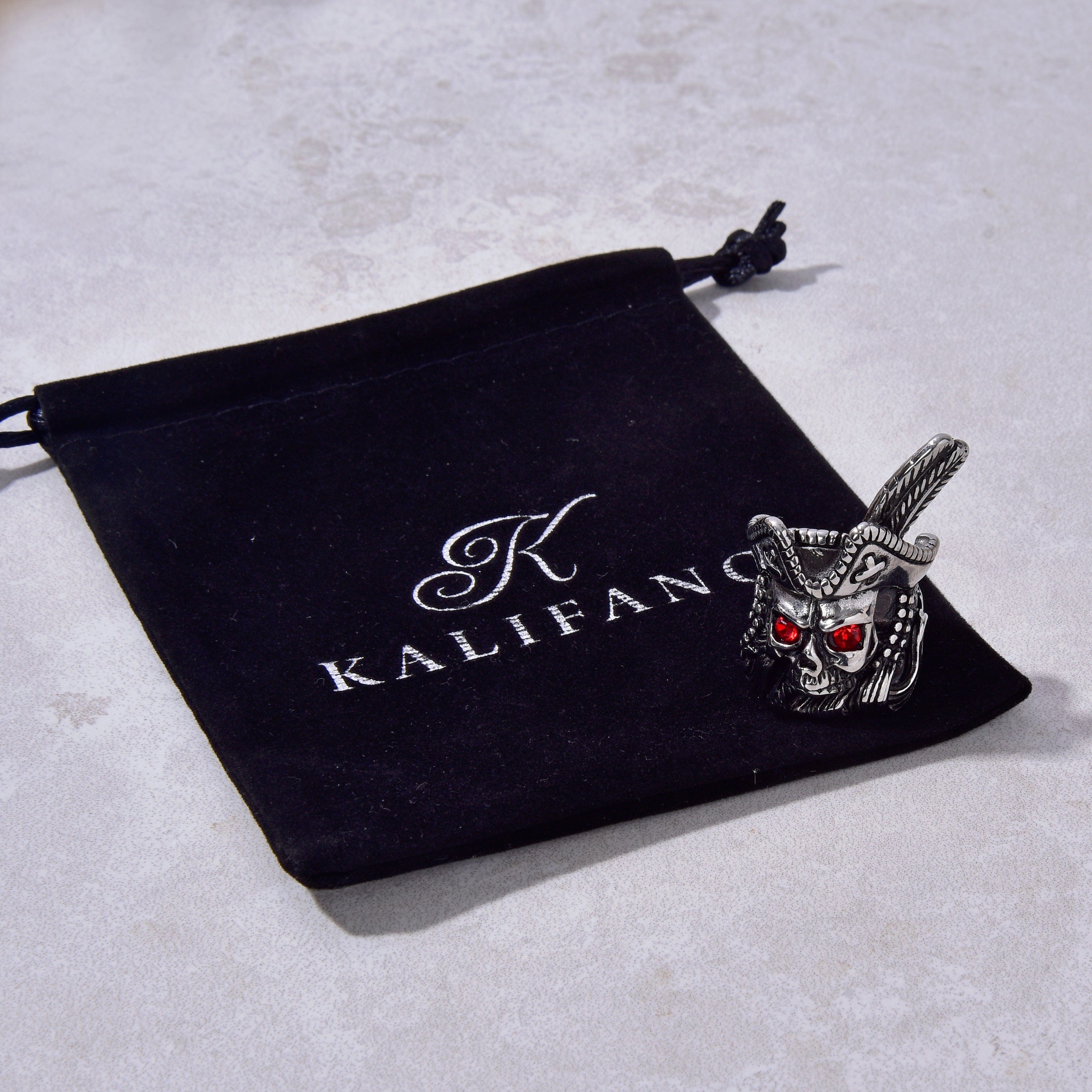 Kalifano Steel Hearts Jewelry Silver Pirate Steel Hearts Ring