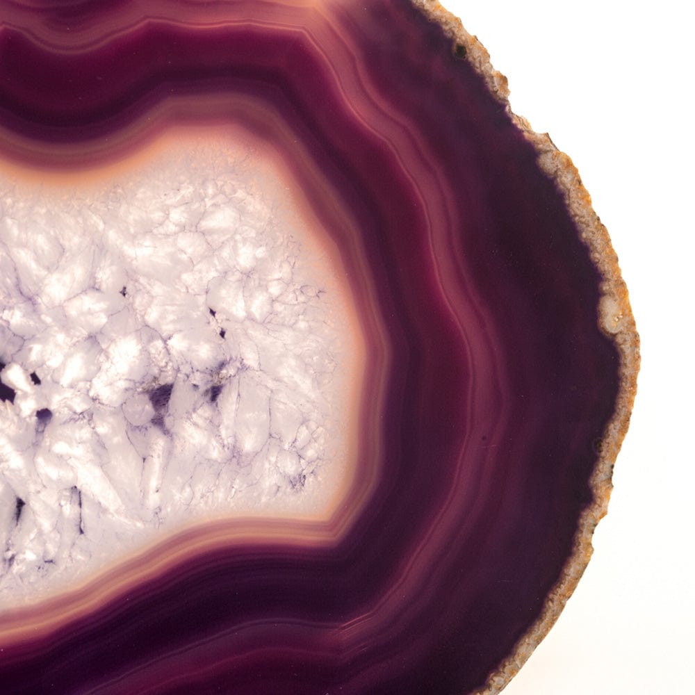 Kalifano Agate BAT180 - Agate and Quartz Slice - Brazil BAT180