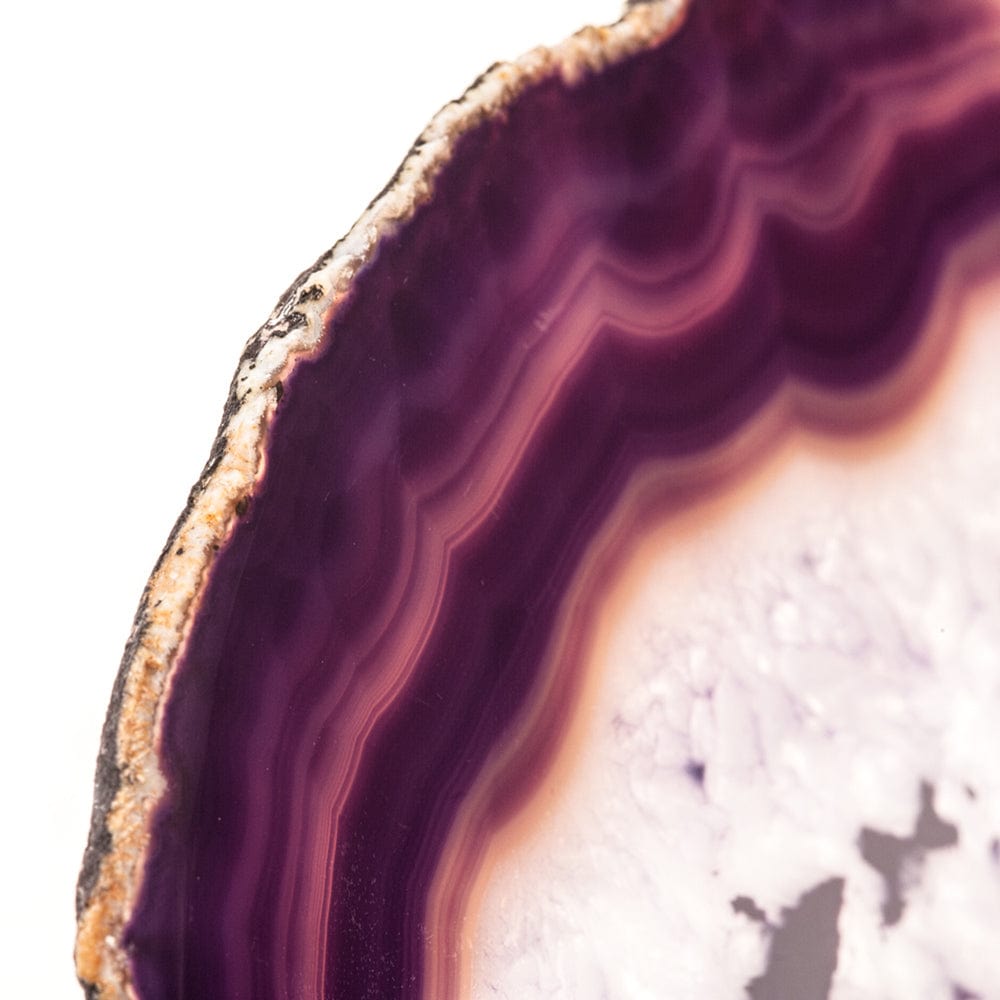 Kalifano Agate BAT180 - Agate and Quartz Slice - Brazil BAT180
