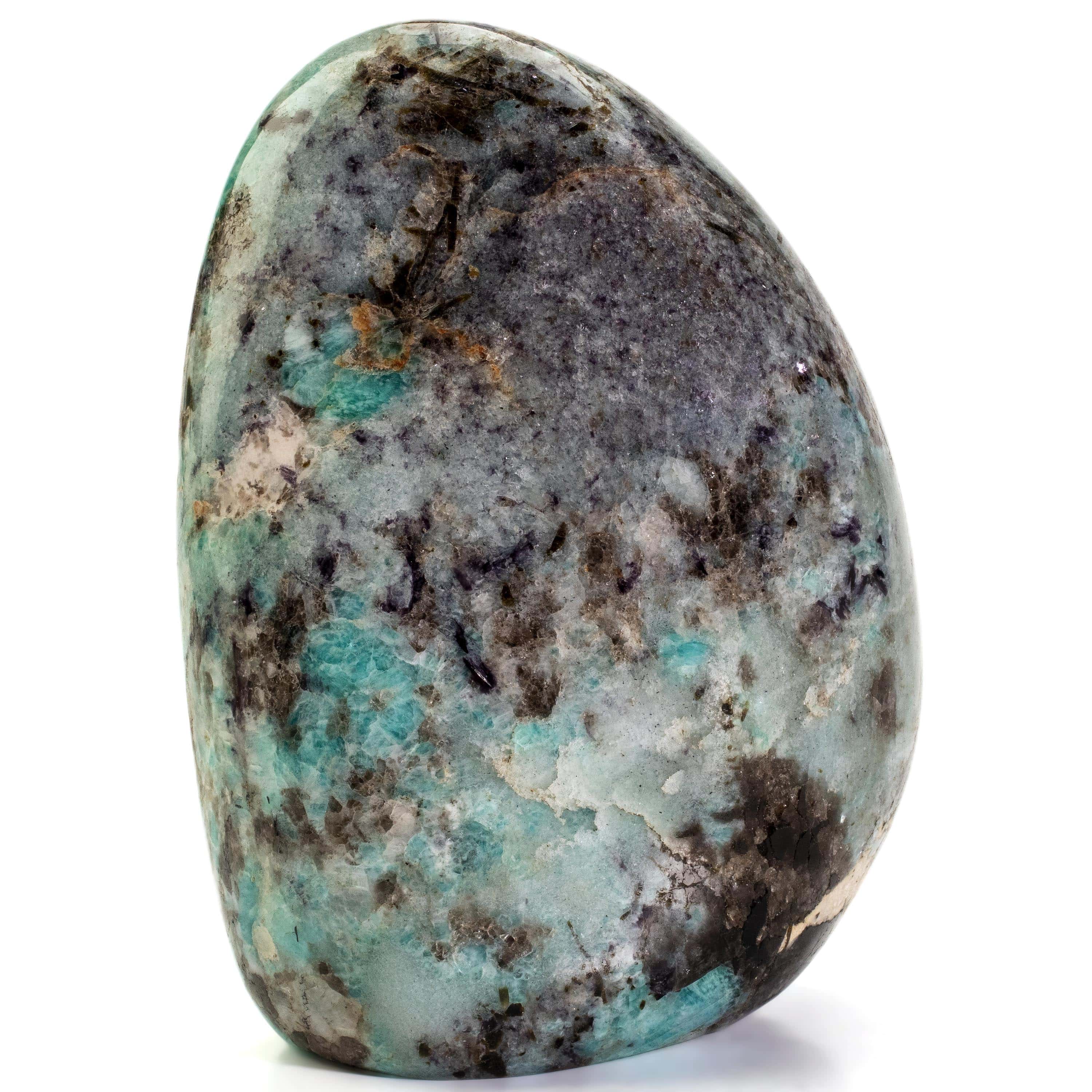 Kalifano AMAZONITE Amazonite Freeform Cut Base - 7" / 2,400g CB1600-AZ