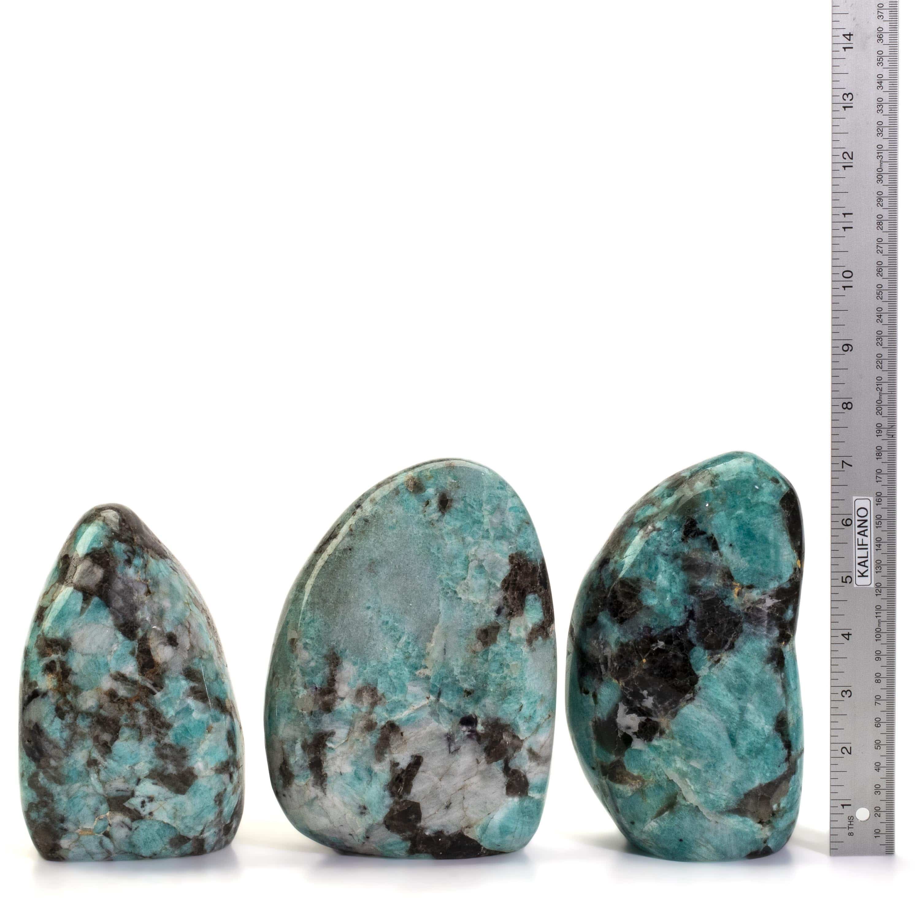 Kalifano AMAZONITE Amazonite Freeform Cut Base - 7" / 2,400g CB1600-AZ