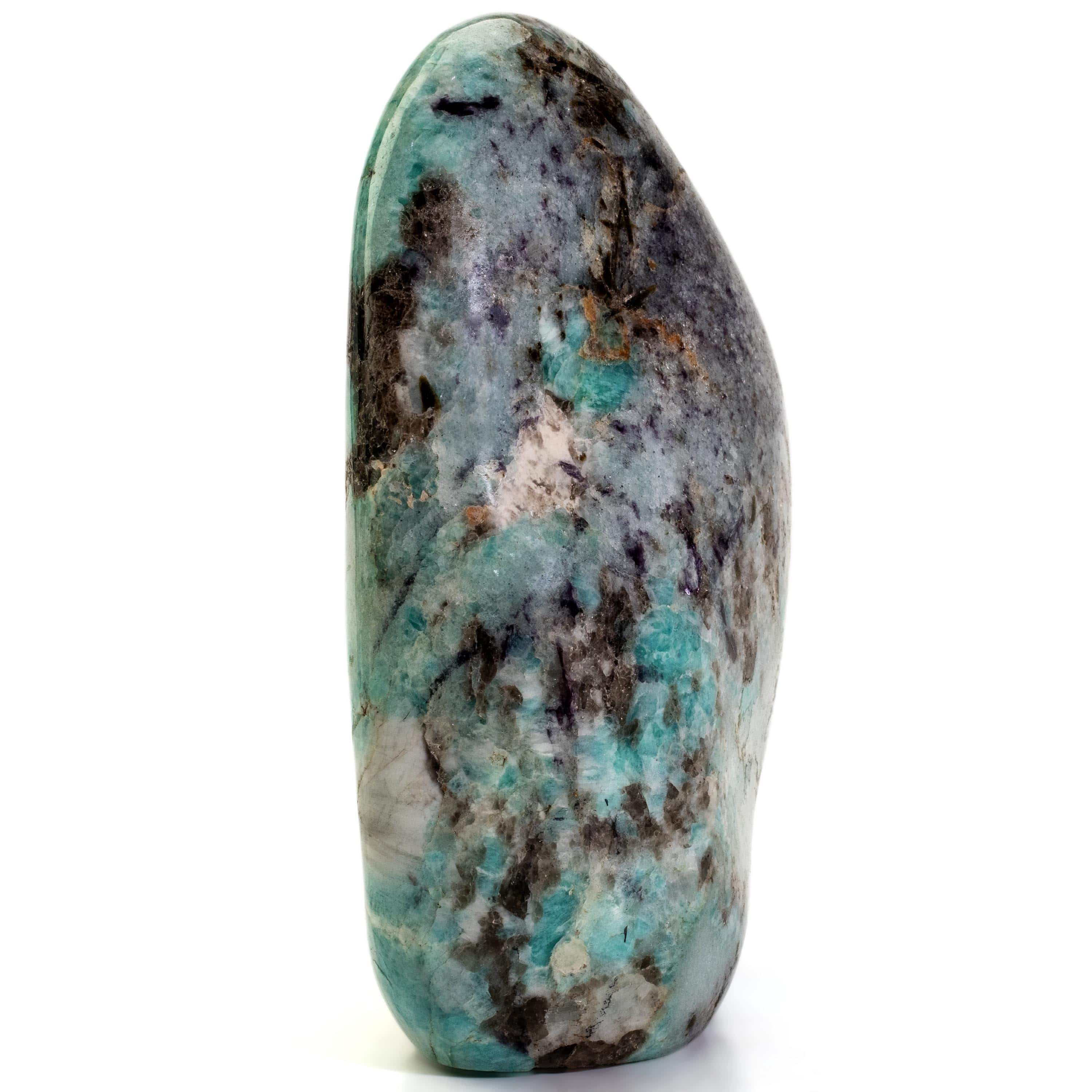 Kalifano AMAZONITE Amazonite Freeform Cut Base - 7" / 2,400g CB1600-AZ