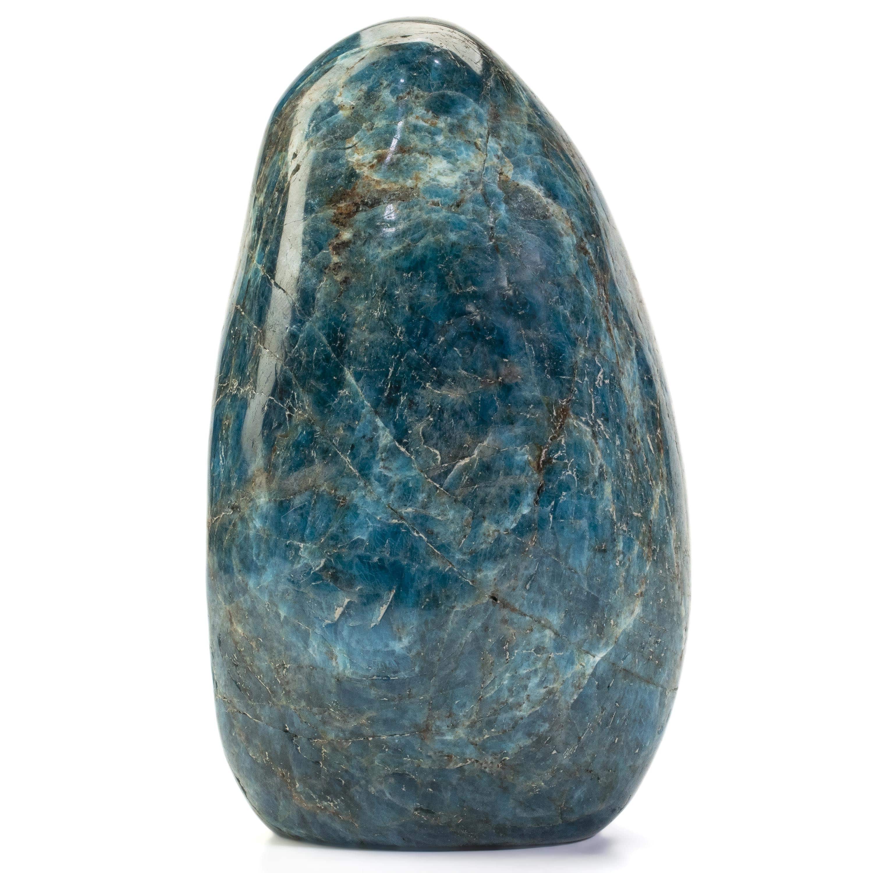 Kalifano apatite Blue Apatite Freeform Cut Base - 5" / 1,800g CB1000-AP