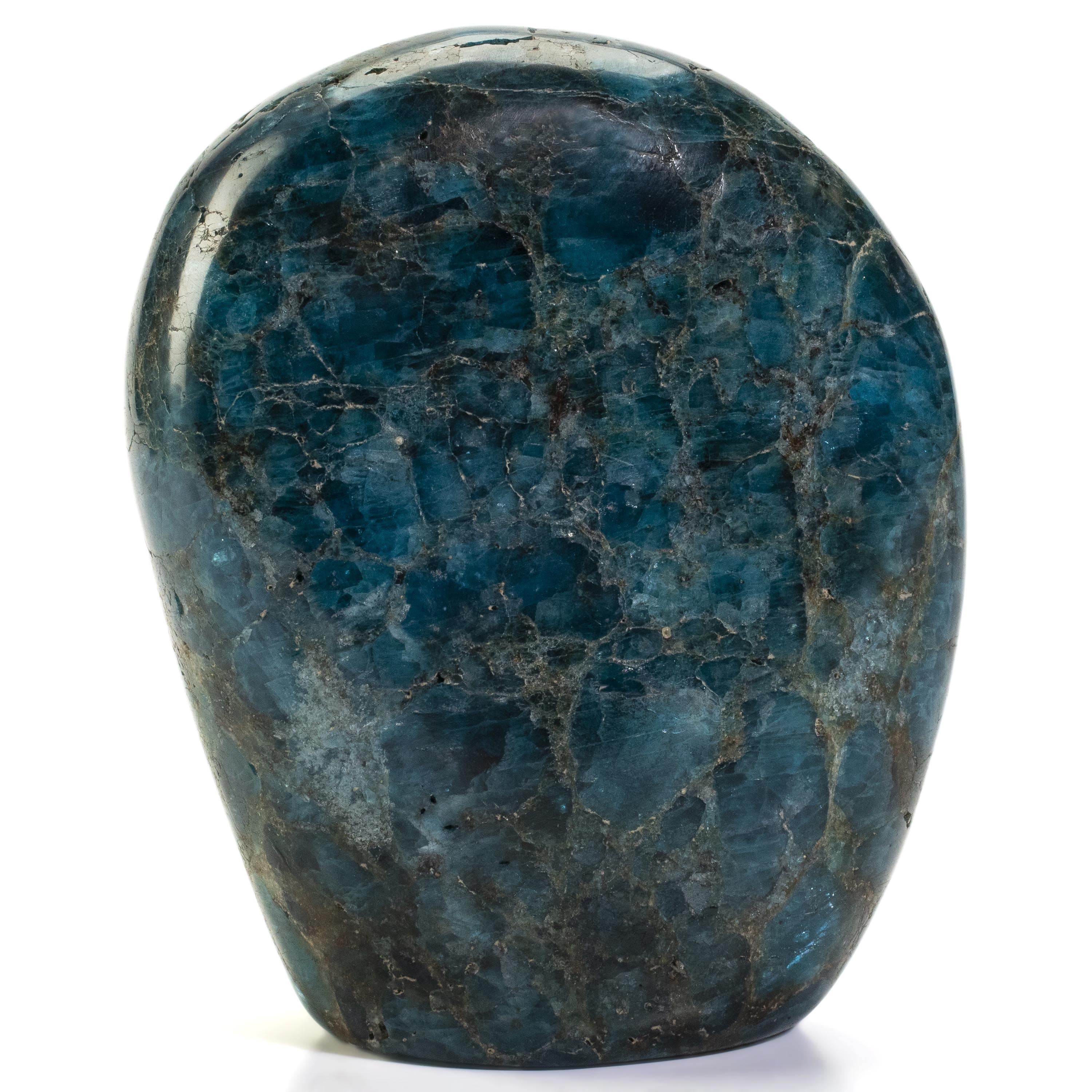 Kalifano apatite Blue Apatite Freeform Cut Base - 5" / 875g CB500-AP