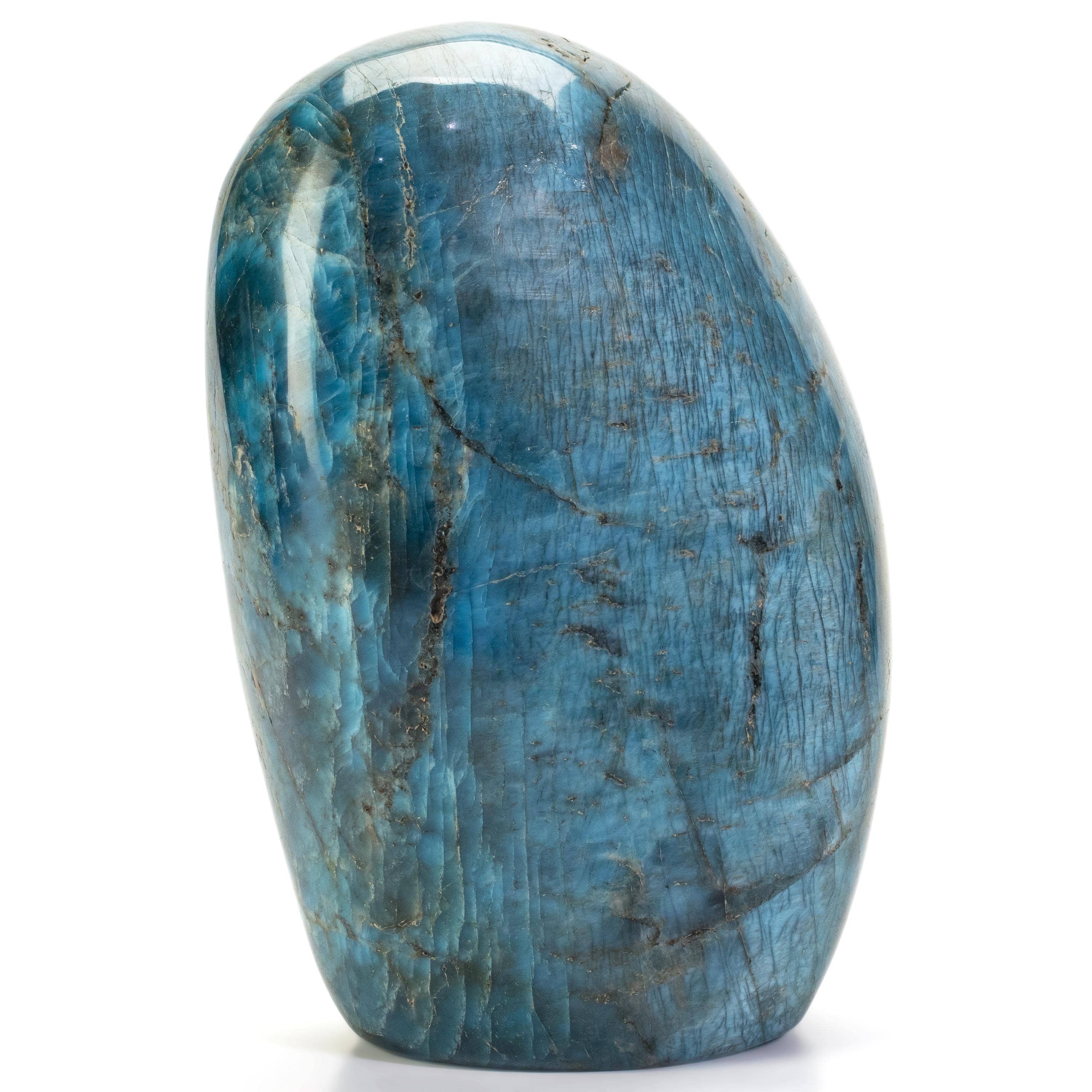Kalifano apatite Blue Apatite Freeform Cut Base - 6" / 2,400g CB1300-AP