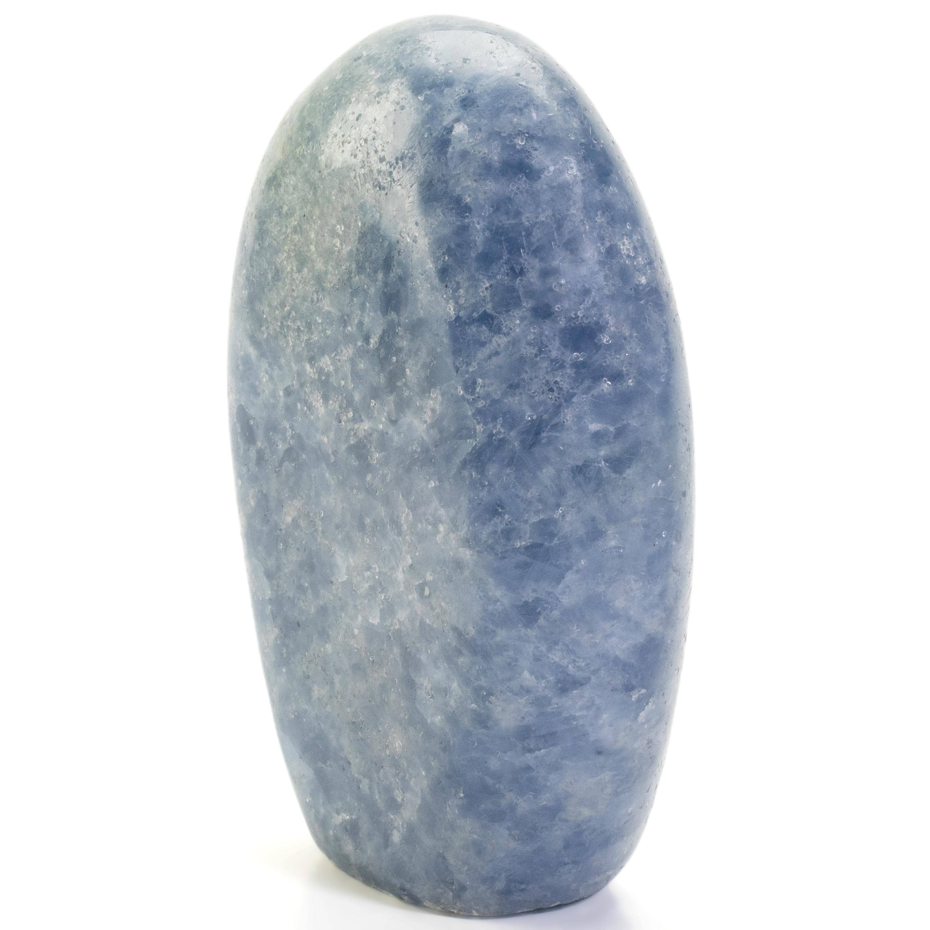 Kalifano Blue Calcite Blue Calcite Freeform Cut Base -4" / 600g CB300-BC
