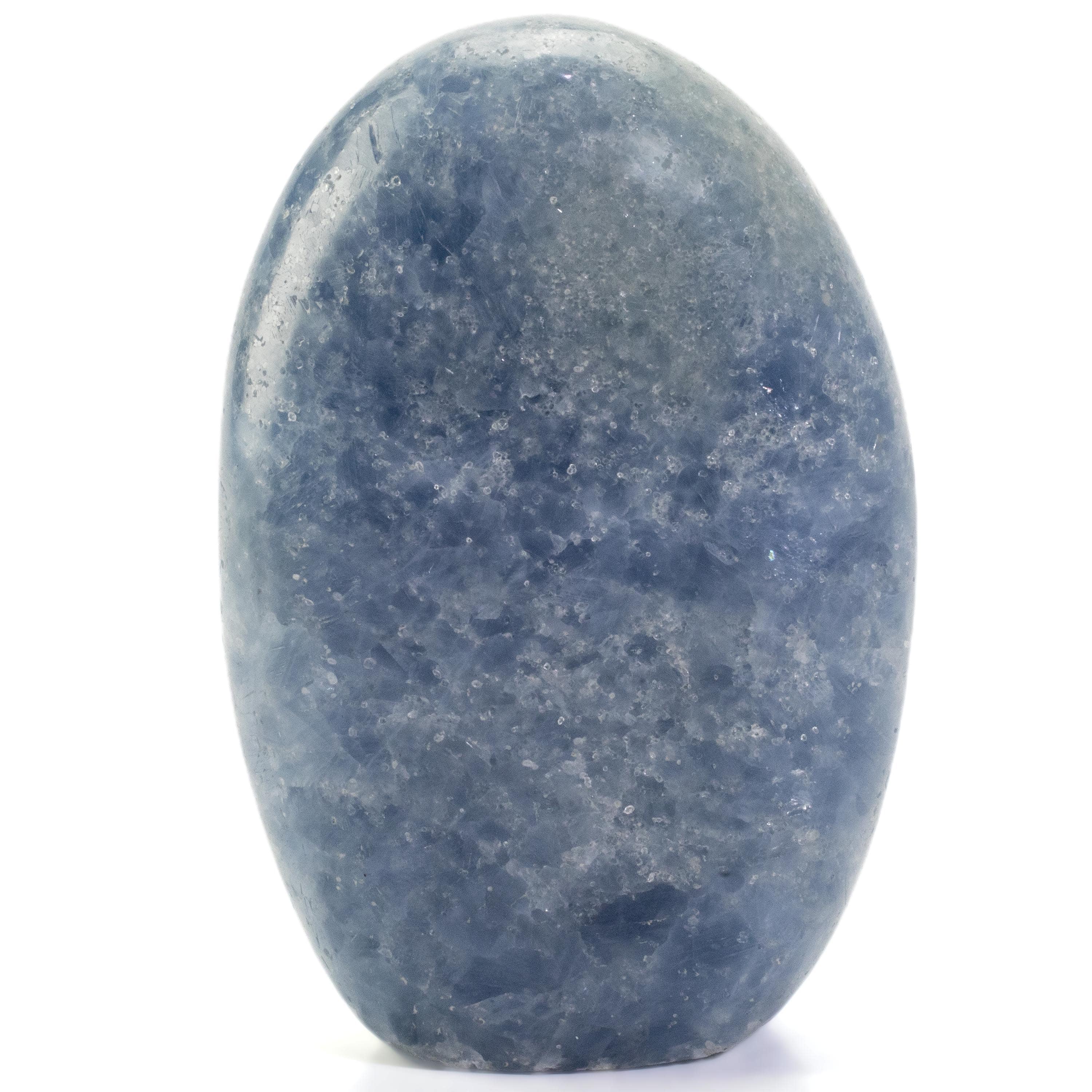 Kalifano Blue Calcite Blue Calcite Freeform Cut Base -4" / 600g CB300-BC