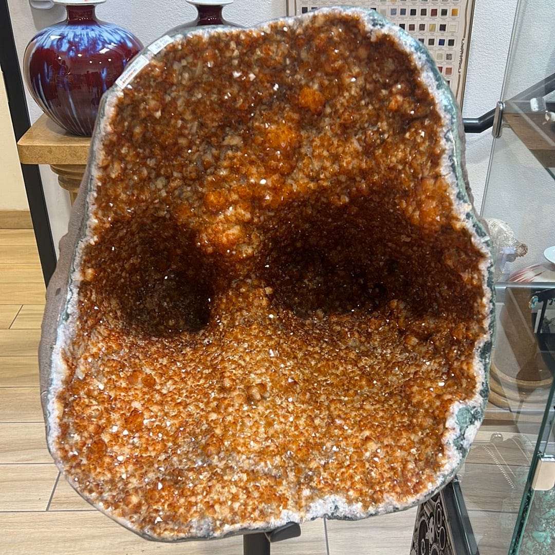 Kalifano Citrine Citrine Geode - 83kg /183 LBS - Brazil BCG48000.001