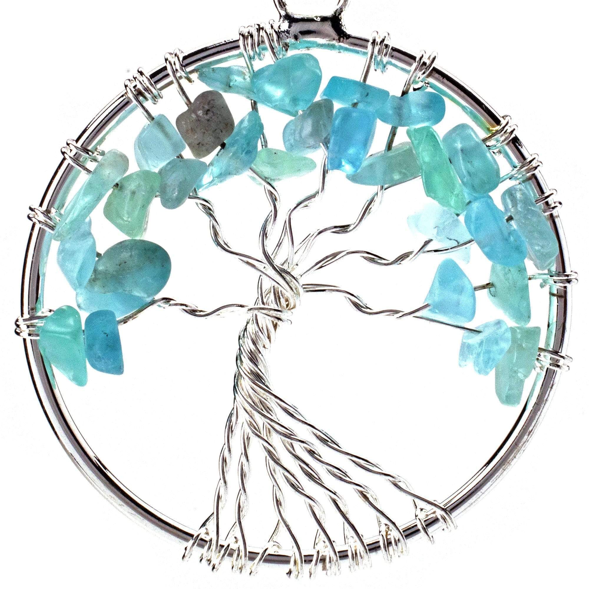 Chakra Tree of Life Pendant - Crystal Dreams World