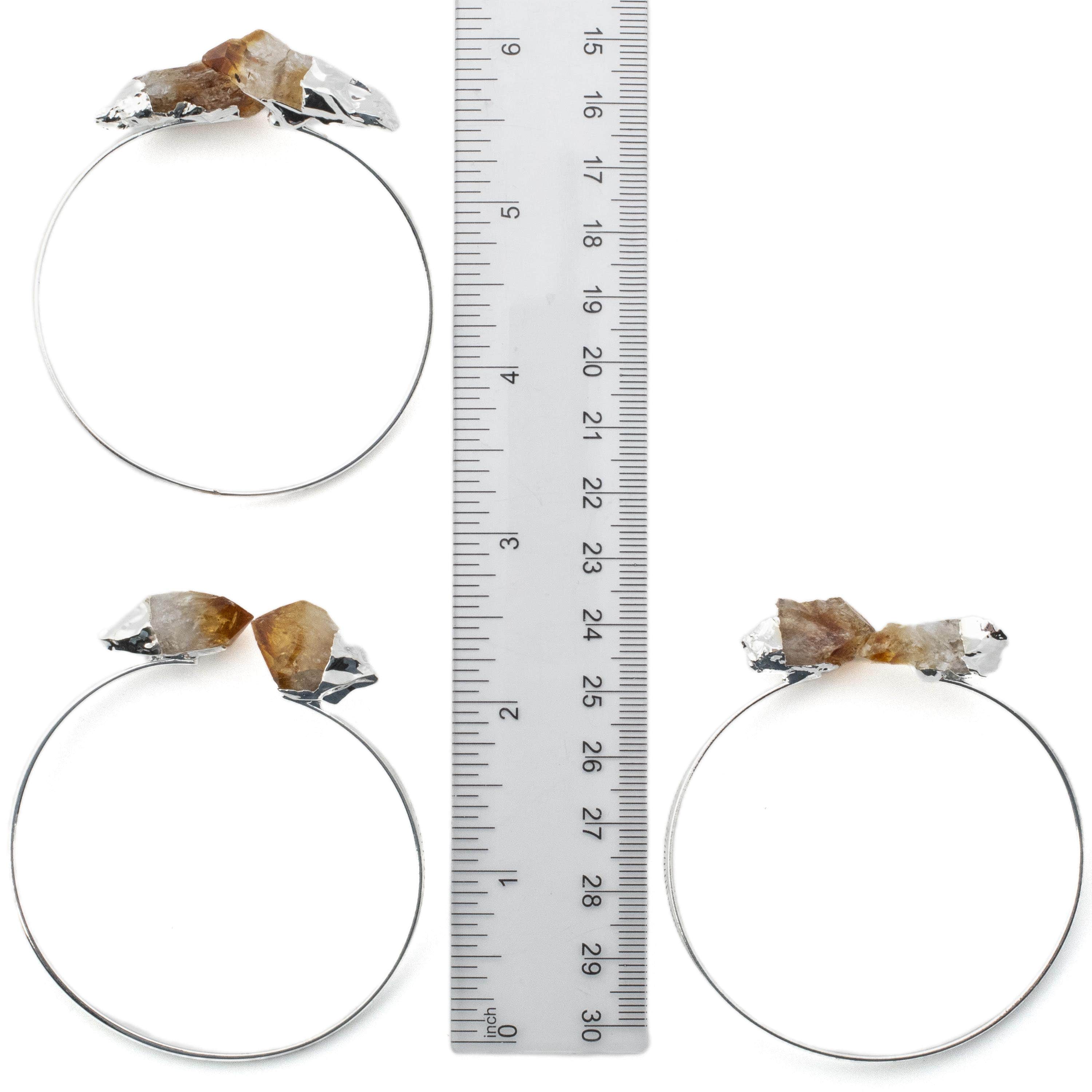 Kalifano Crystal Jewelry Citrine Point Bracelet CJB-1016-CT