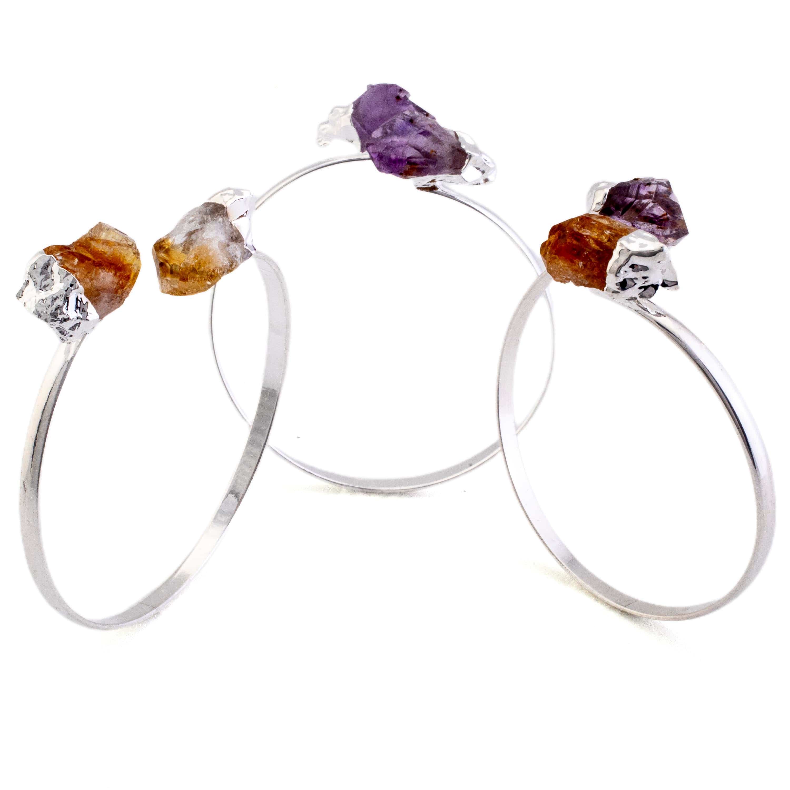 Kalifano Crystal Jewelry Citrine Point Bracelet CJB-1016-CT