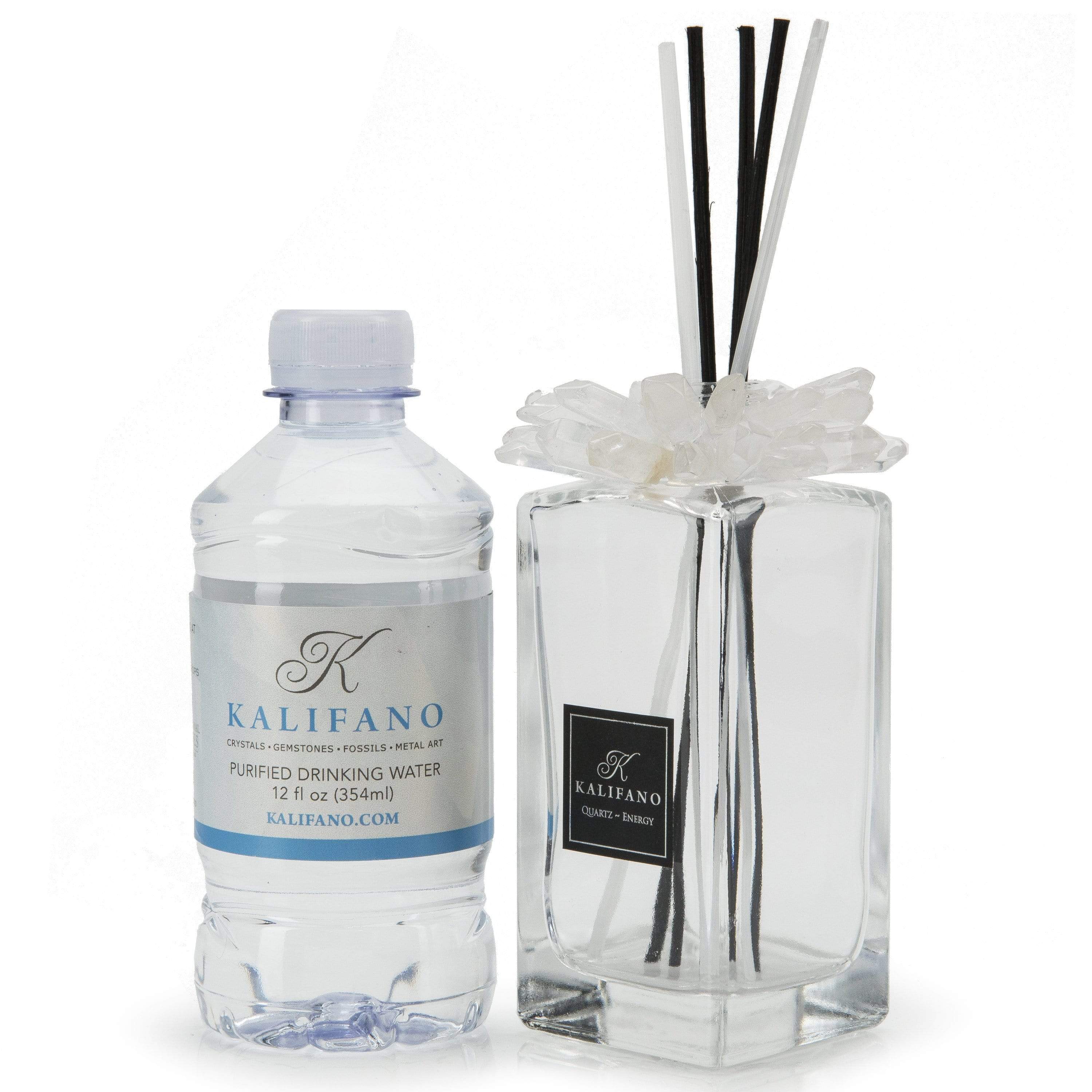 Kalifano Diffuser Clear Quartz Gemstone Scent Diffuser GD-QZ
