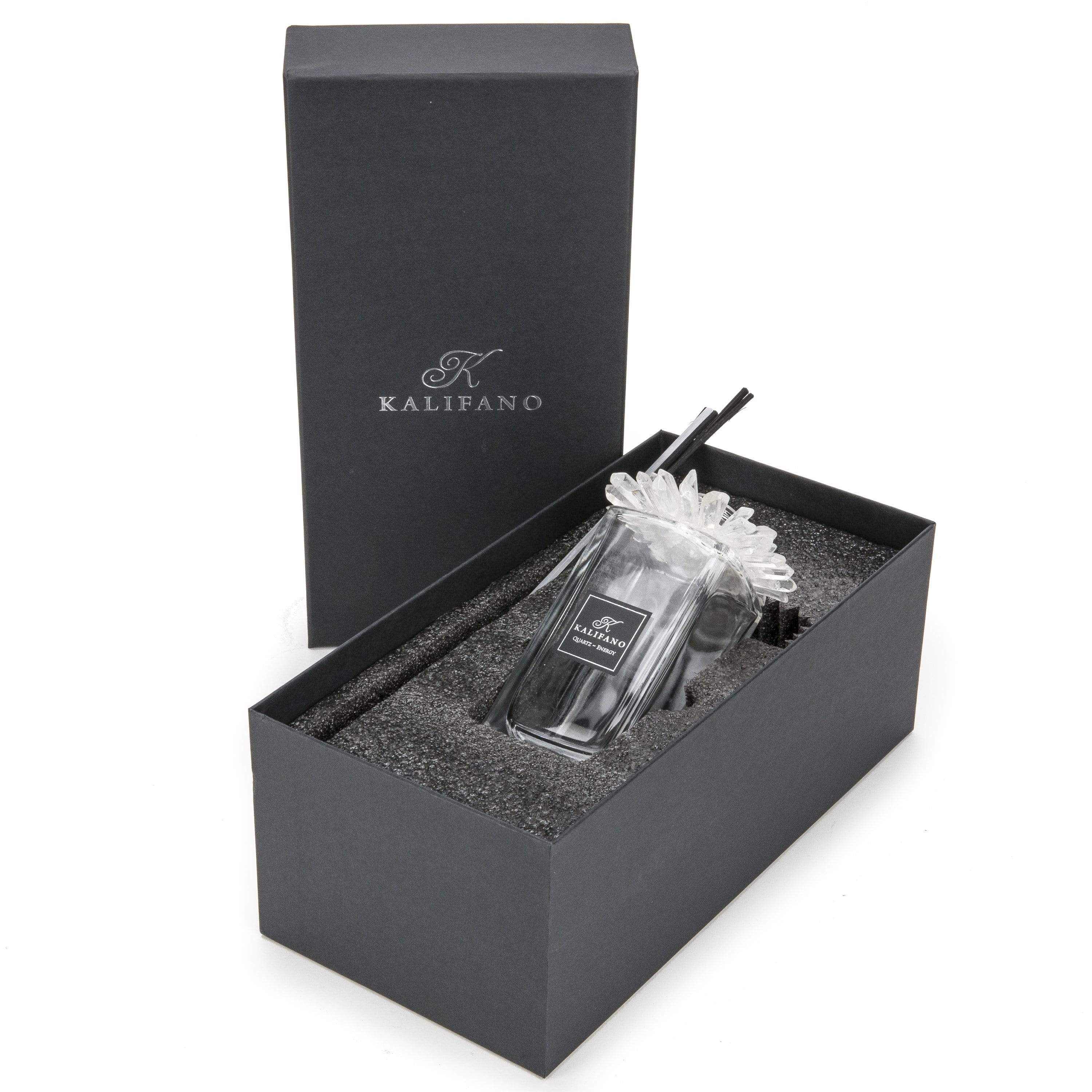 Kalifano Diffuser Clear Quartz Gemstone Scent Diffuser GD-QZ