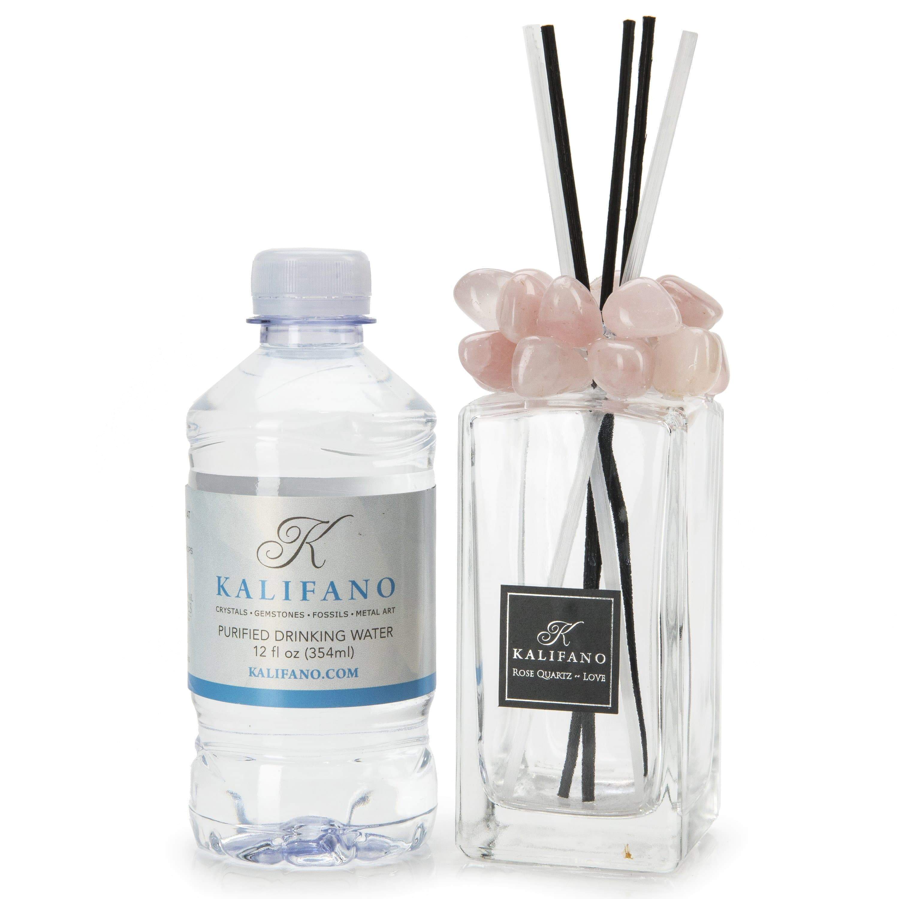 Kalifano Diffuser Rose Quartz Gemstone Scent Diffuser GD-RQ