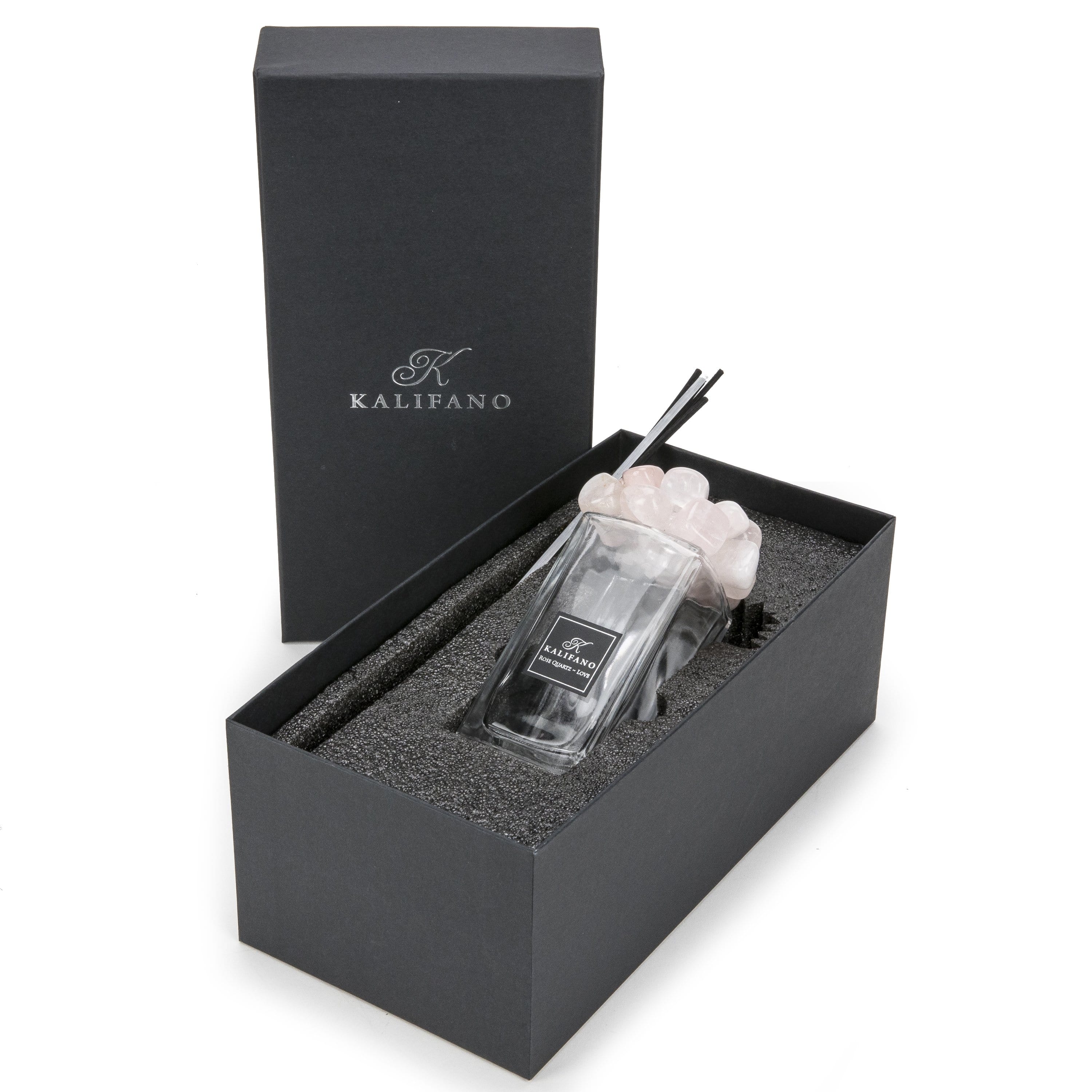 Kalifano Diffuser Rose Quartz Gemstone Scent Diffuser GD-RQ