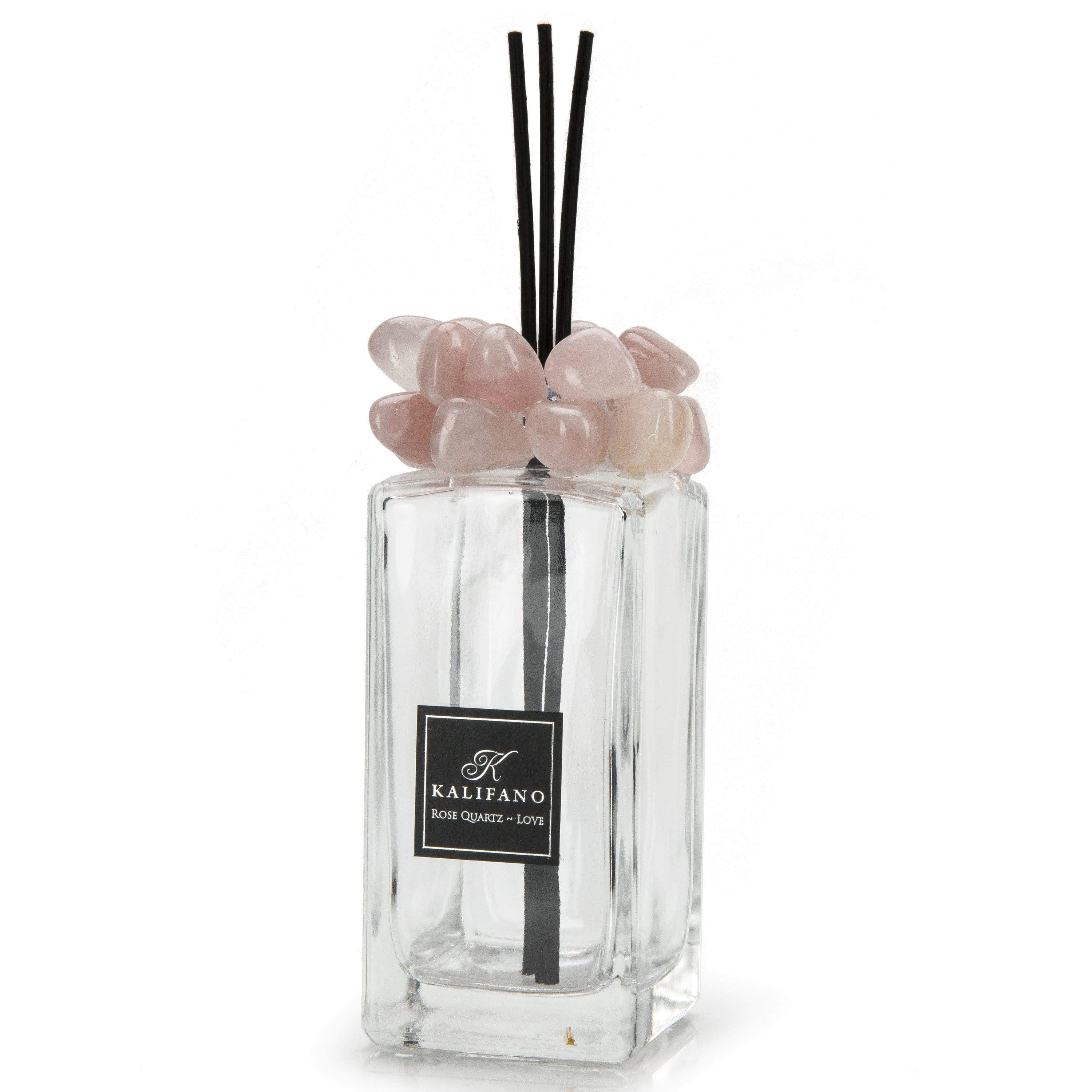 Kalifano Diffuser Rose Quartz Gemstone Scent Diffuser GD-RQ