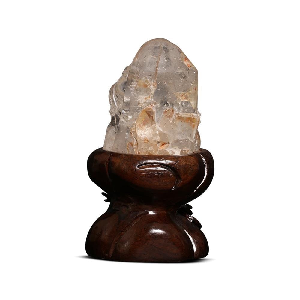 Kalifano Fossils & Minerals CARV5900.003 - Quartz Buddha Carving - South Africa CARV5900.003