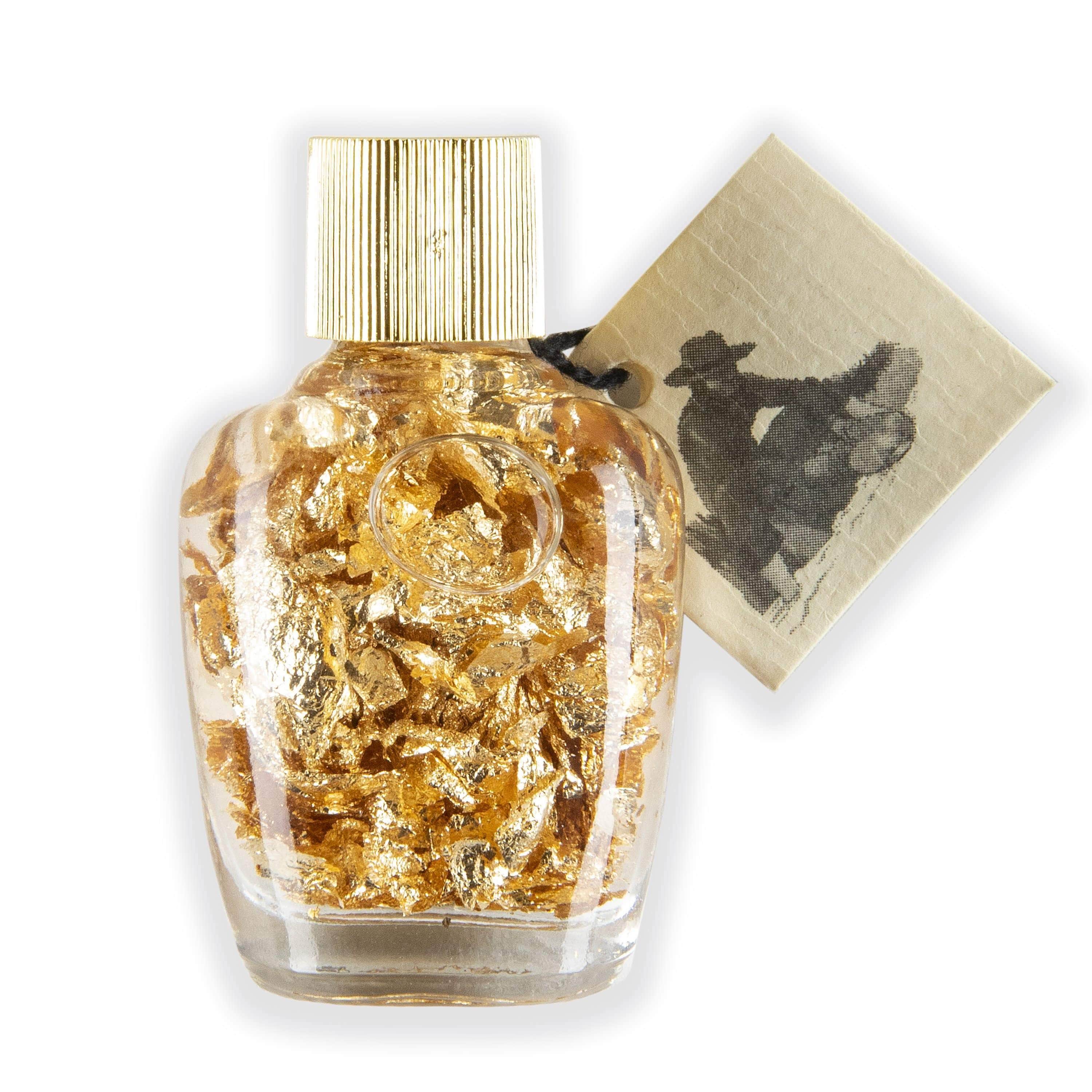 Kalifano Fossils & Minerals Gold Flake Vial GV30