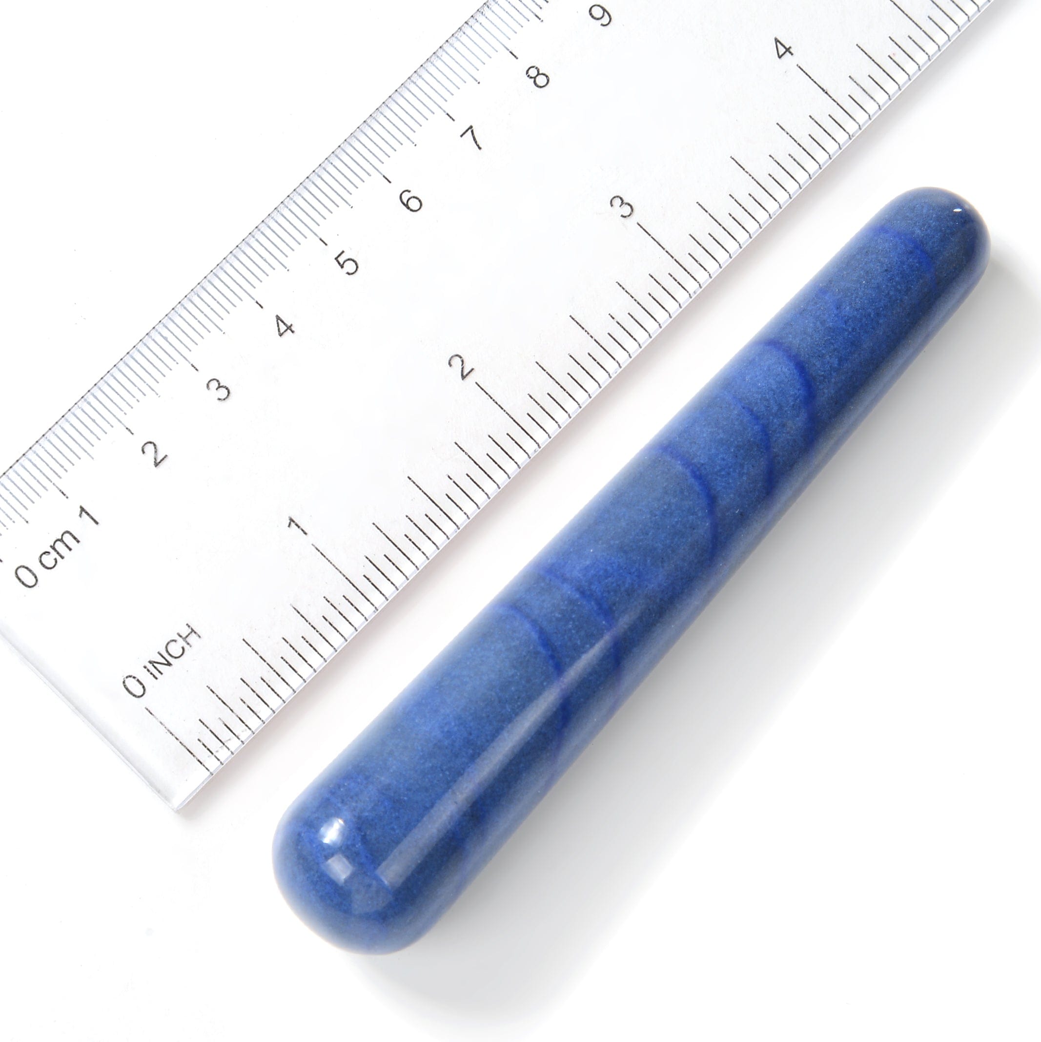 Kalifano Gemstone Carvings Blue Aventurine Gemstone Wand GW-BA