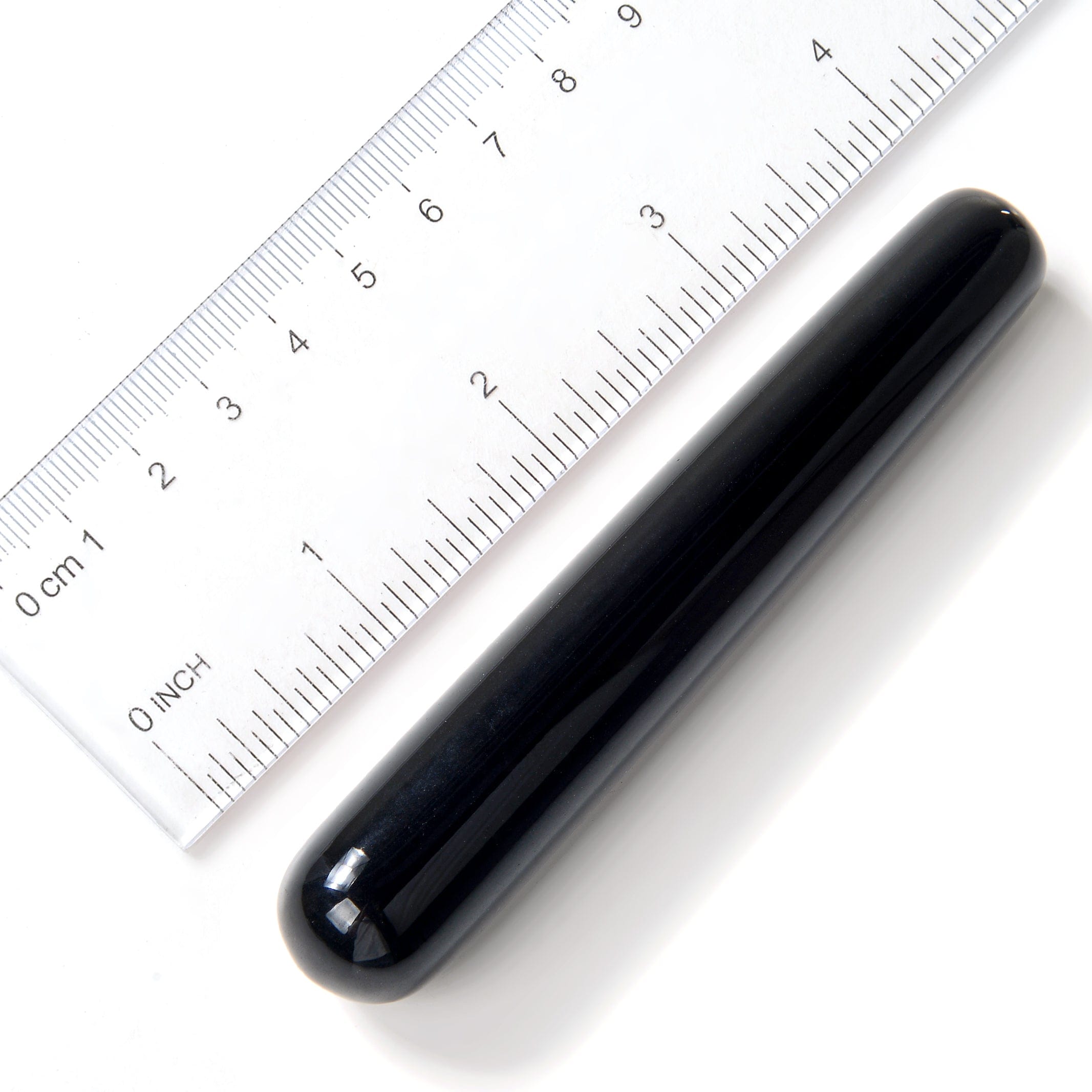 Kalifano Gemstone Carvings Obsidian Gemstone Wand GW-OB