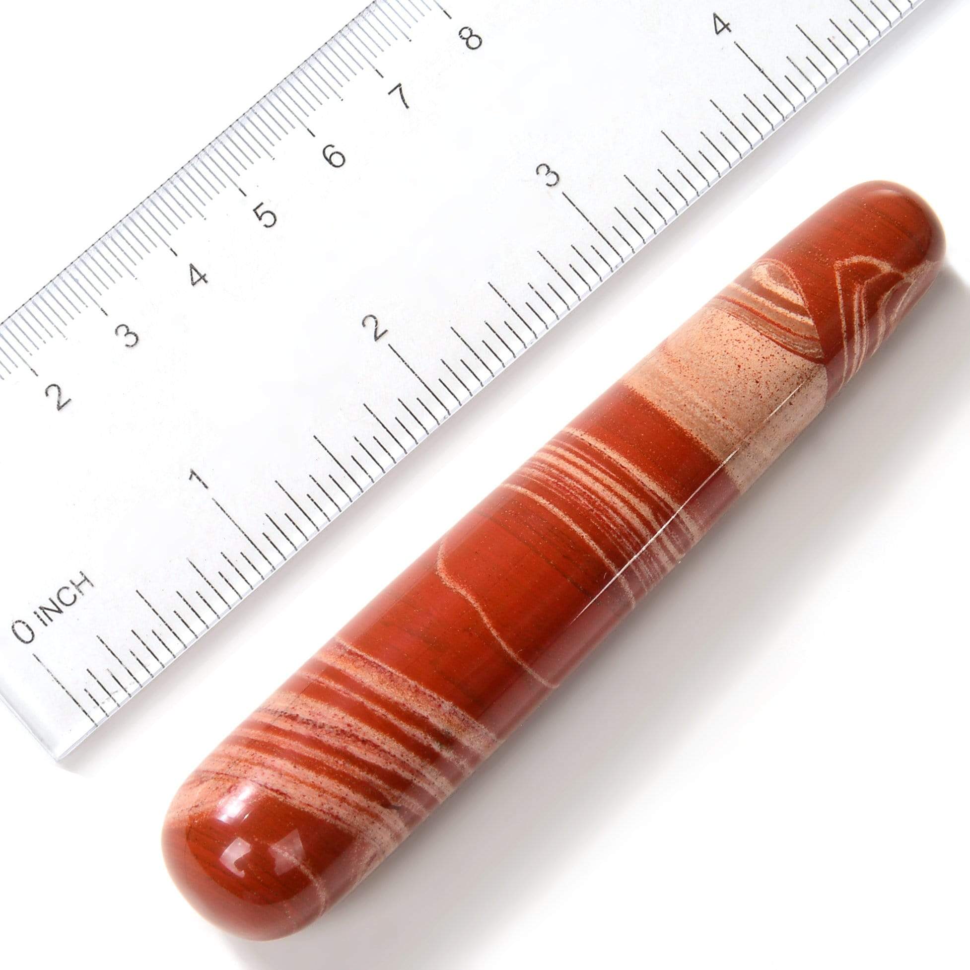 Kalifano Gemstone Carvings Red Jasper Gemstone Wand GW-RJ
