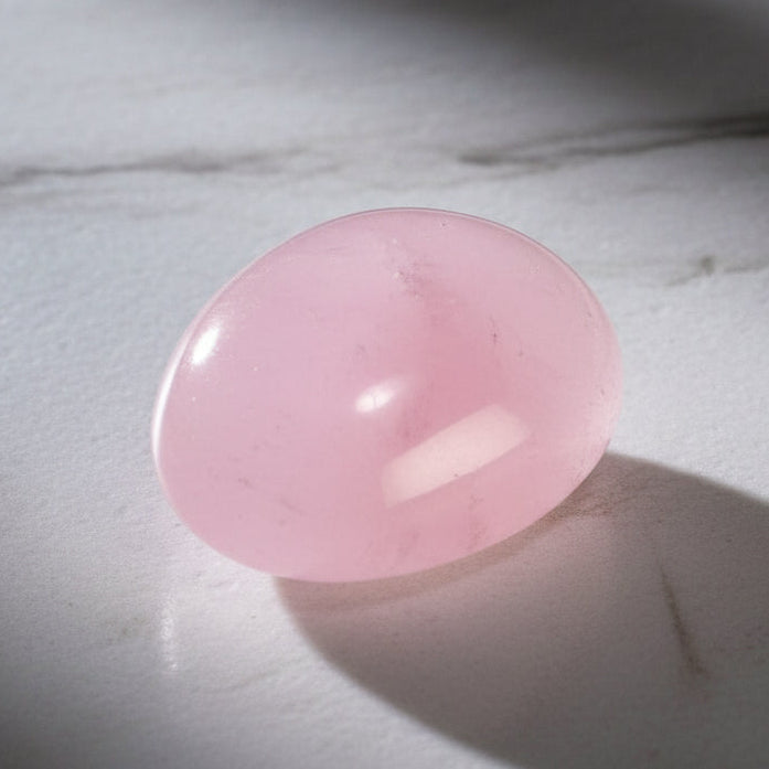 Kalifano Gemstone Carvings Rose Quartz Tumbled Stone RQ30
