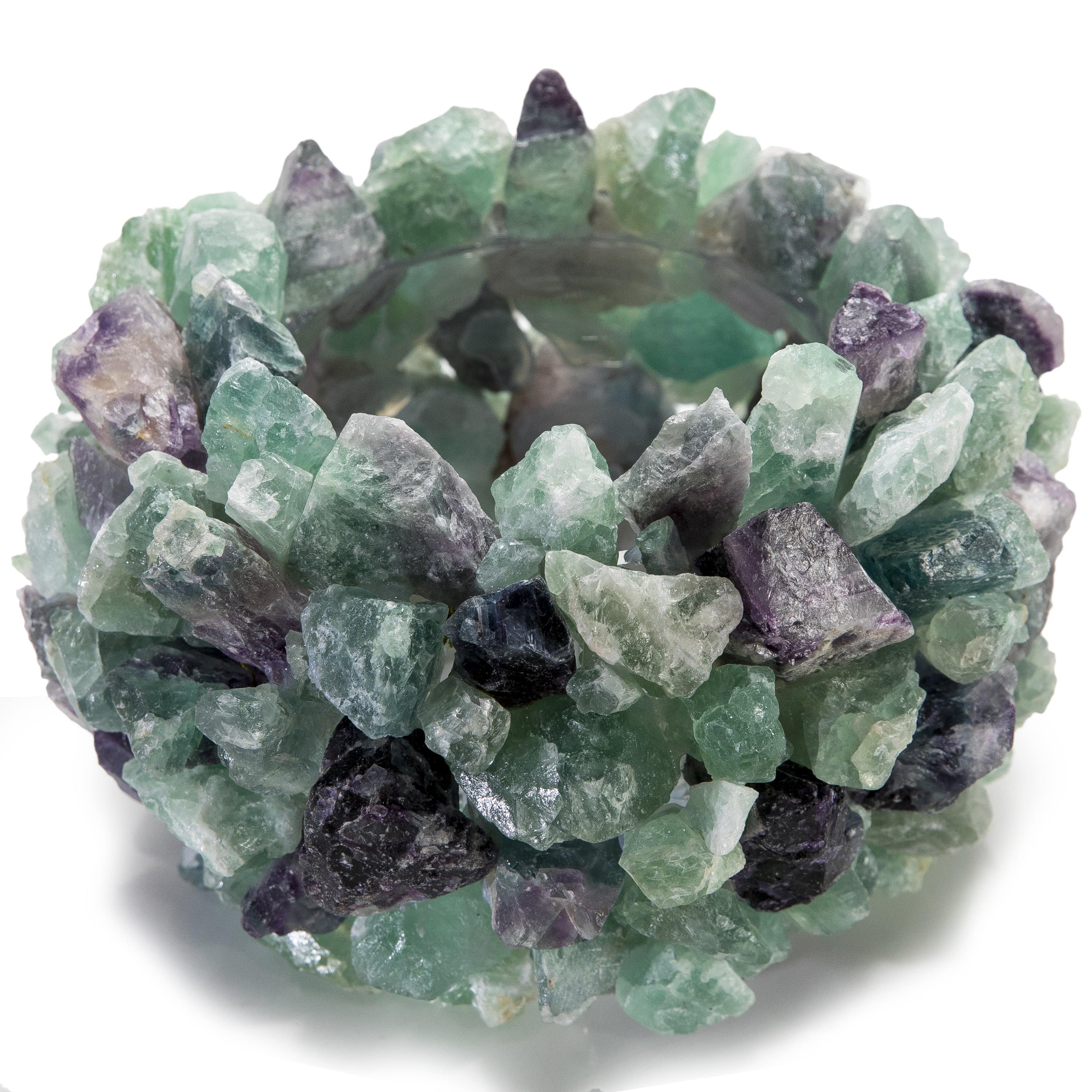 Kalifano Gemstone Vases Fluorite Gemstone Vase GVM-FL