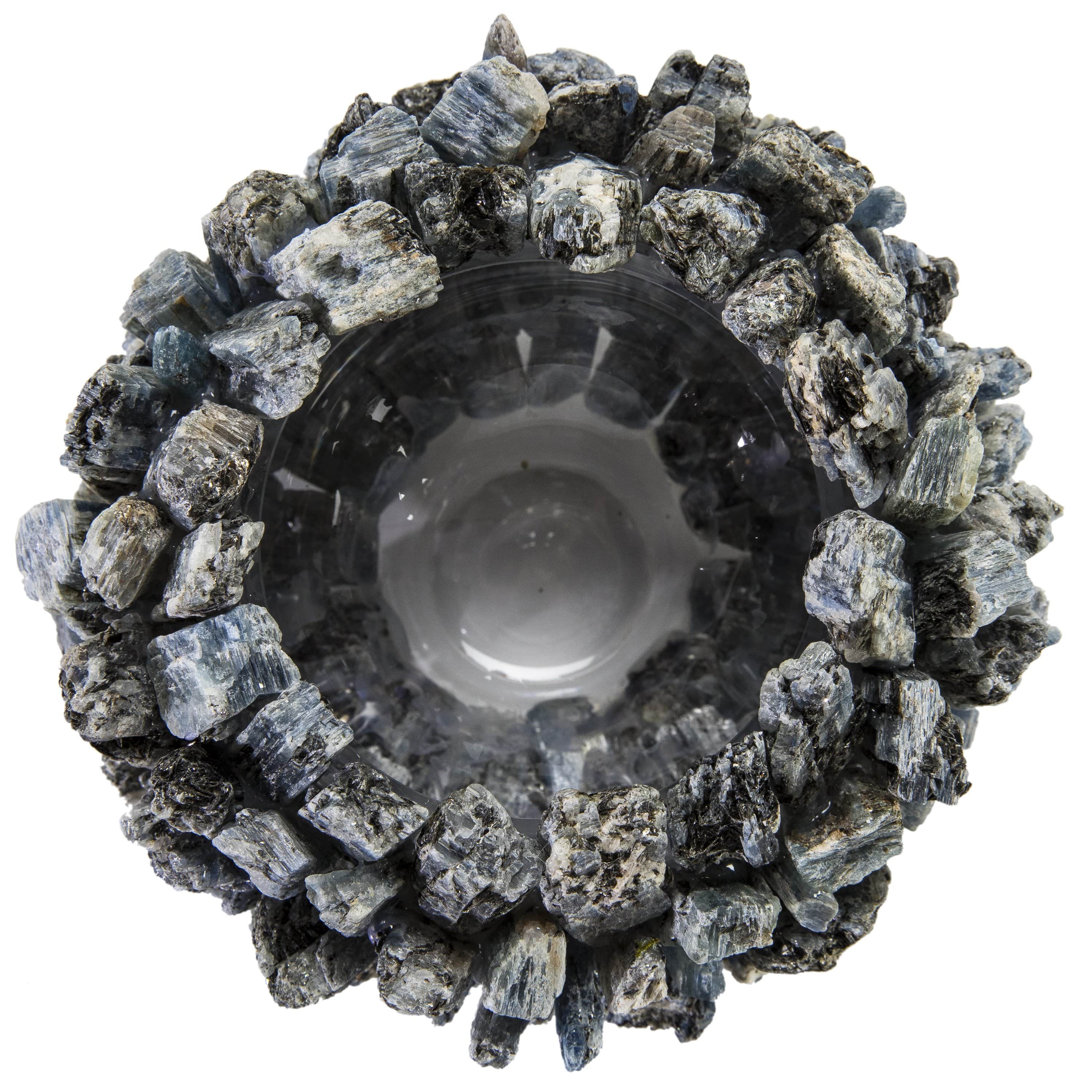 Kalifano Gemstone Vases Kyanite Gemstone Vase GVM-KE