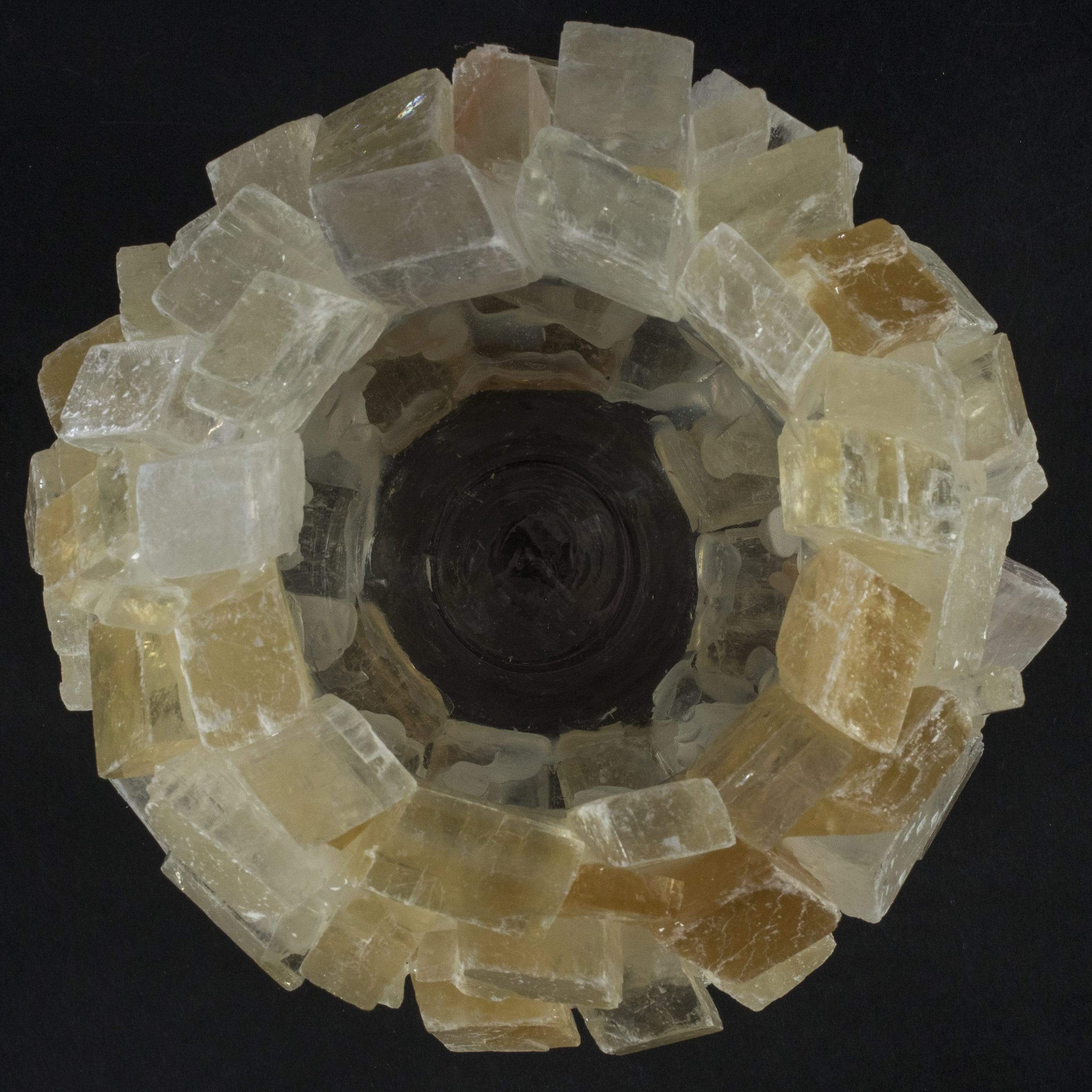 Kalifano Gemstone Vases Orange Calcite Gemstone Vase GVM-OC