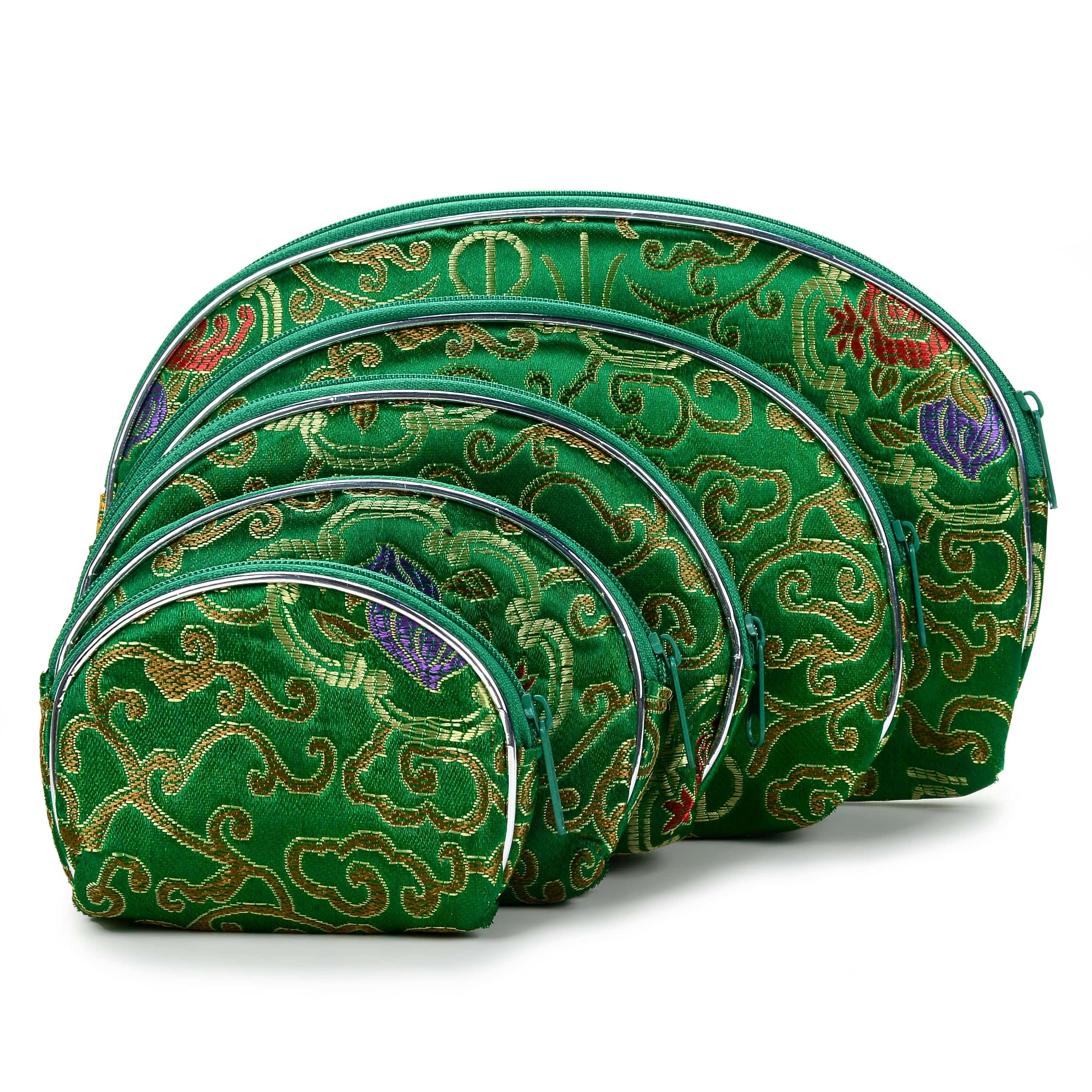 Kalifano JEWELRY POUCHES POUCH5-GN POUCH5-GN