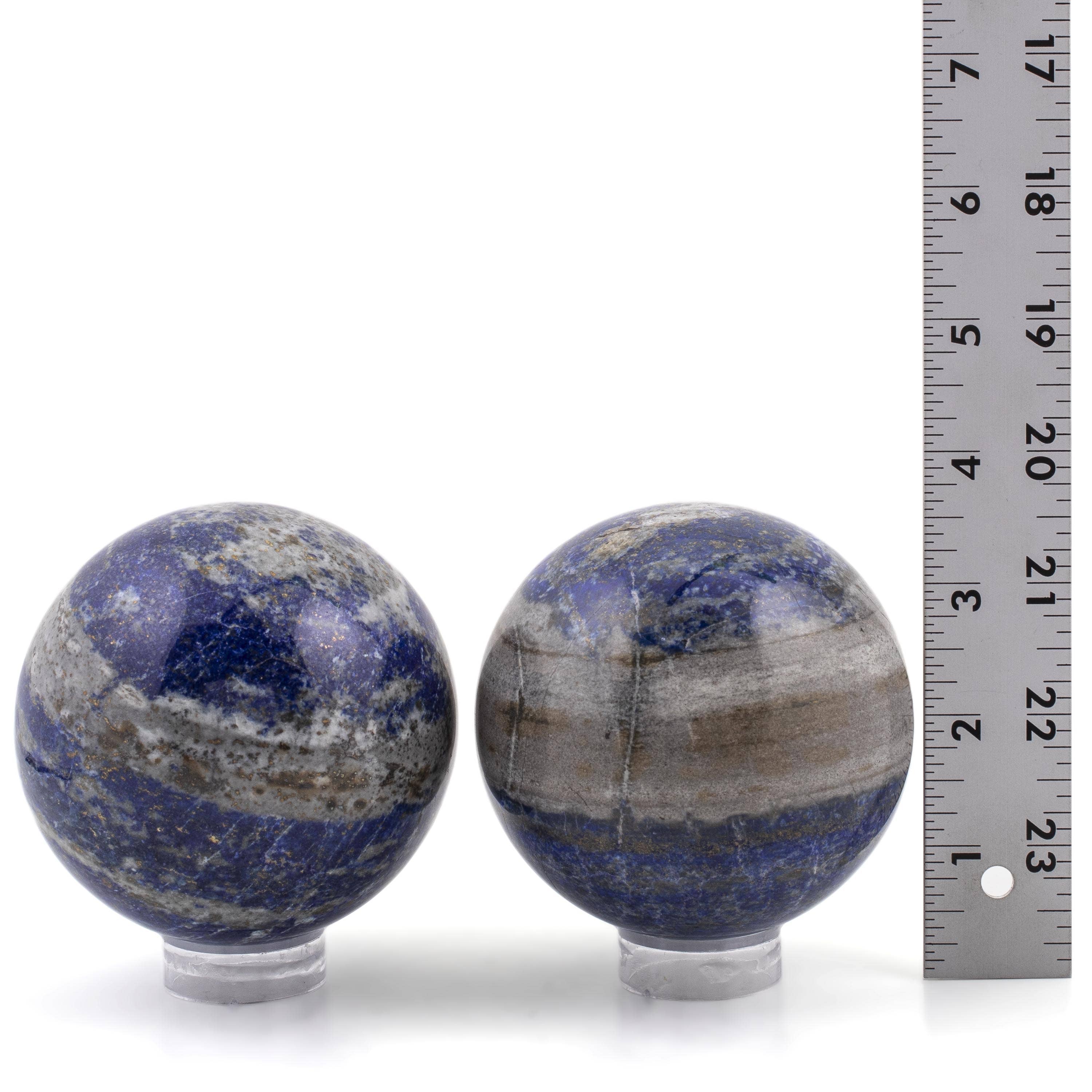 Kalifano Lapis Lapis Lazuli Sphere Carving 3.25 in. / 950 grams LPS1100