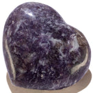 Lepidolite Gemstone Heart Carving