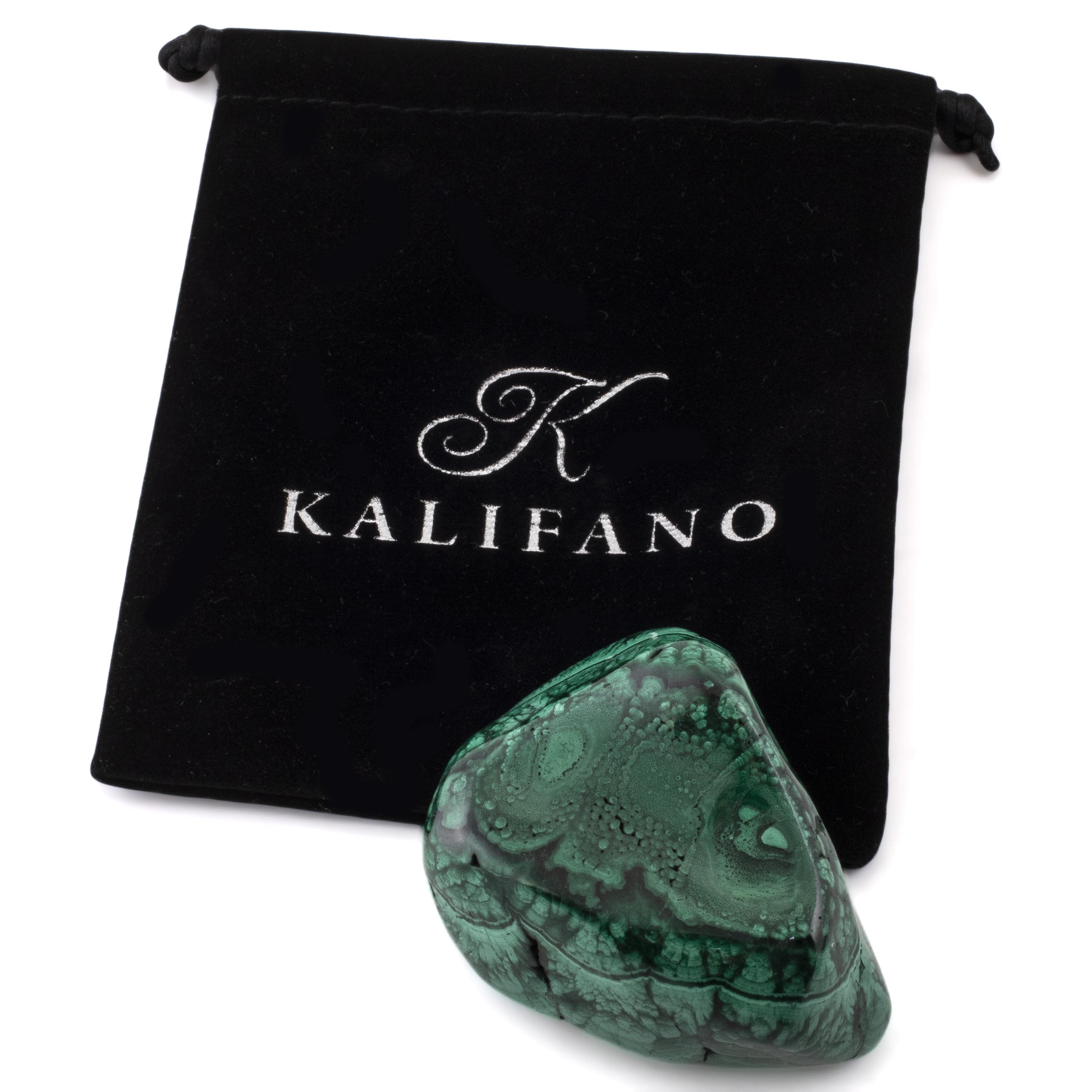 Kalifano Malachite Natural Malachite Freeform From Congo - 2" / 140g MA140
