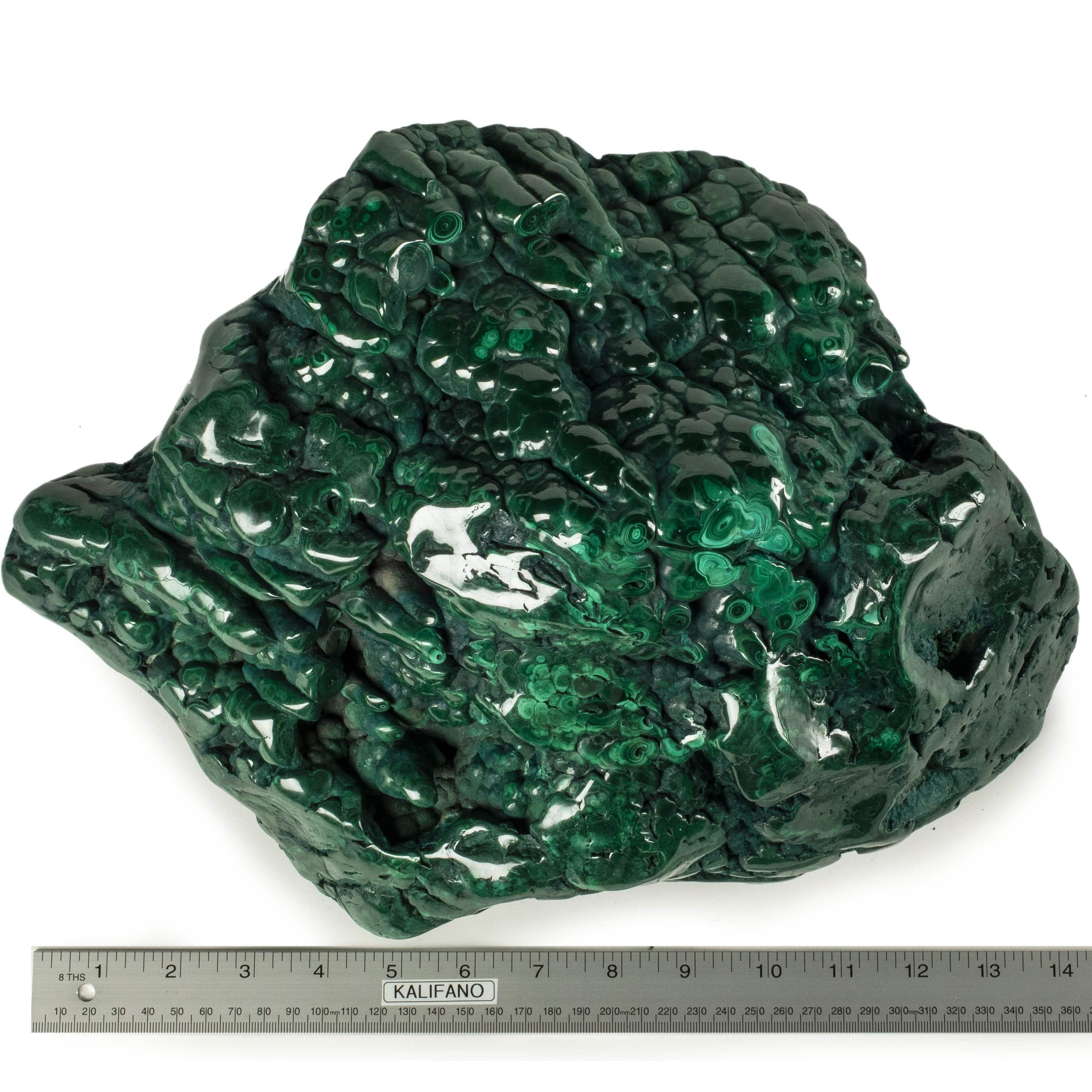 Kalifano Malachite Rare Natural Green Malachite Polished Freeform Specimen from Congo - 15.5 kg / 34.1 lbs MA10000.001