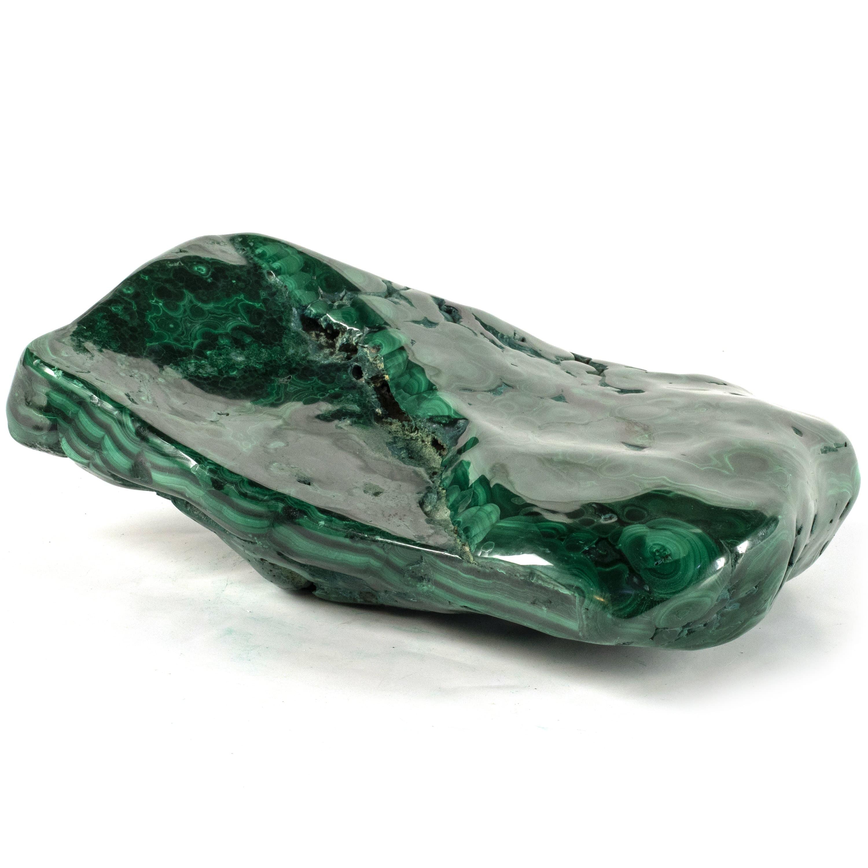 Kalifano Malachite Rare Natural Green Malachite Polished Freeform Specimen from Congo - 4.6 kg / 10.2 lbs MA2900.004