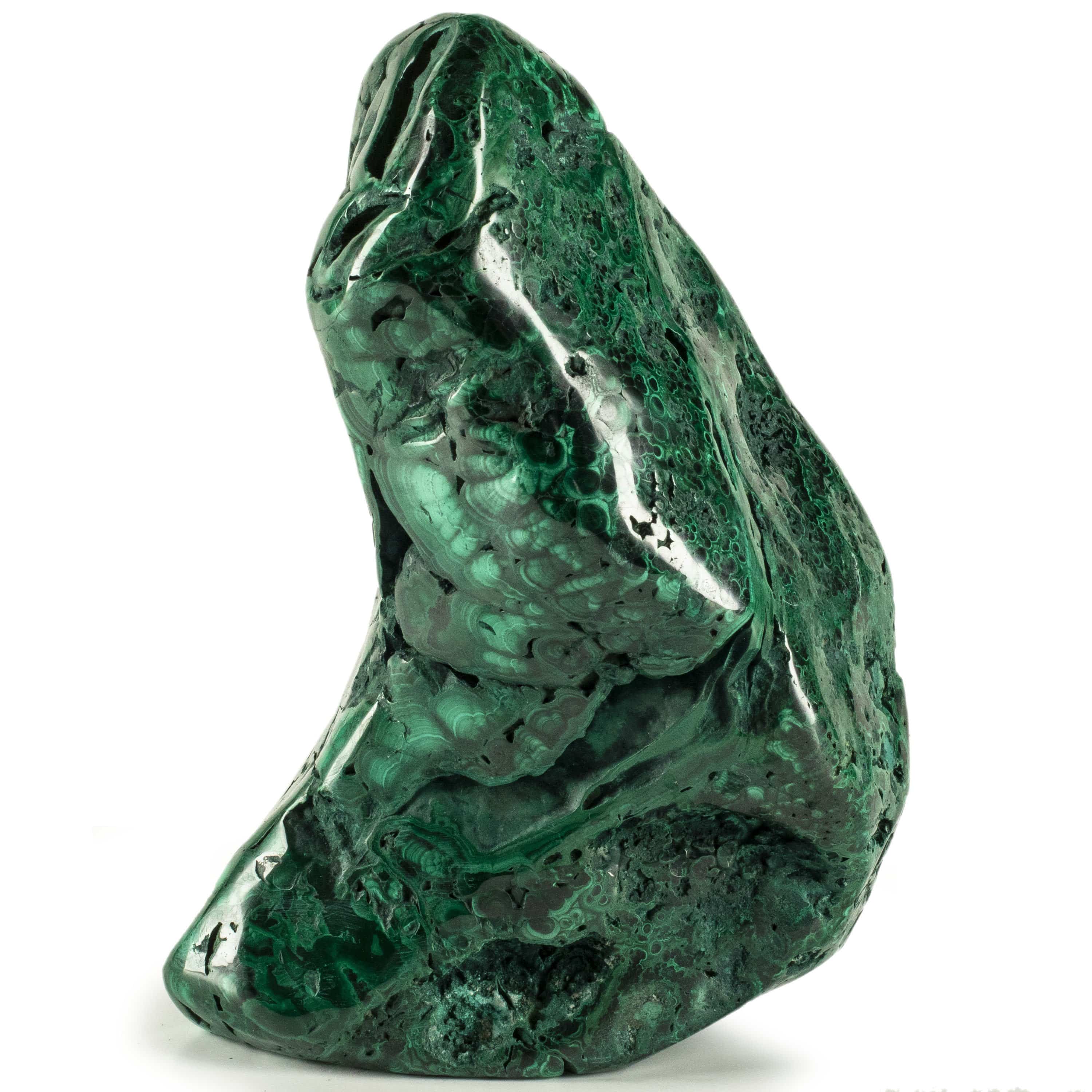 Kalifano Malachite Rare Natural Green Malachite Polished Freeform Specimen from Congo - 5.4 kg / 11.8 lbs MA3400.002